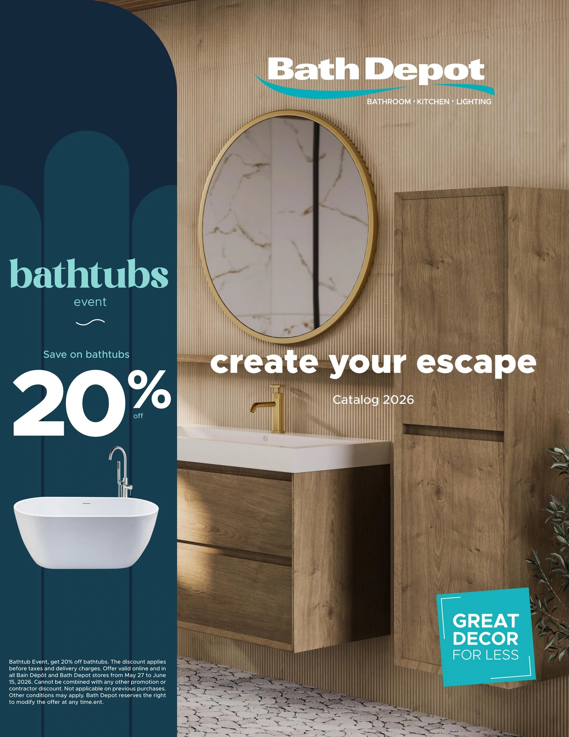 Bath Depot flyer page 1