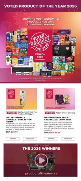 Product of the Year Canada campaign
