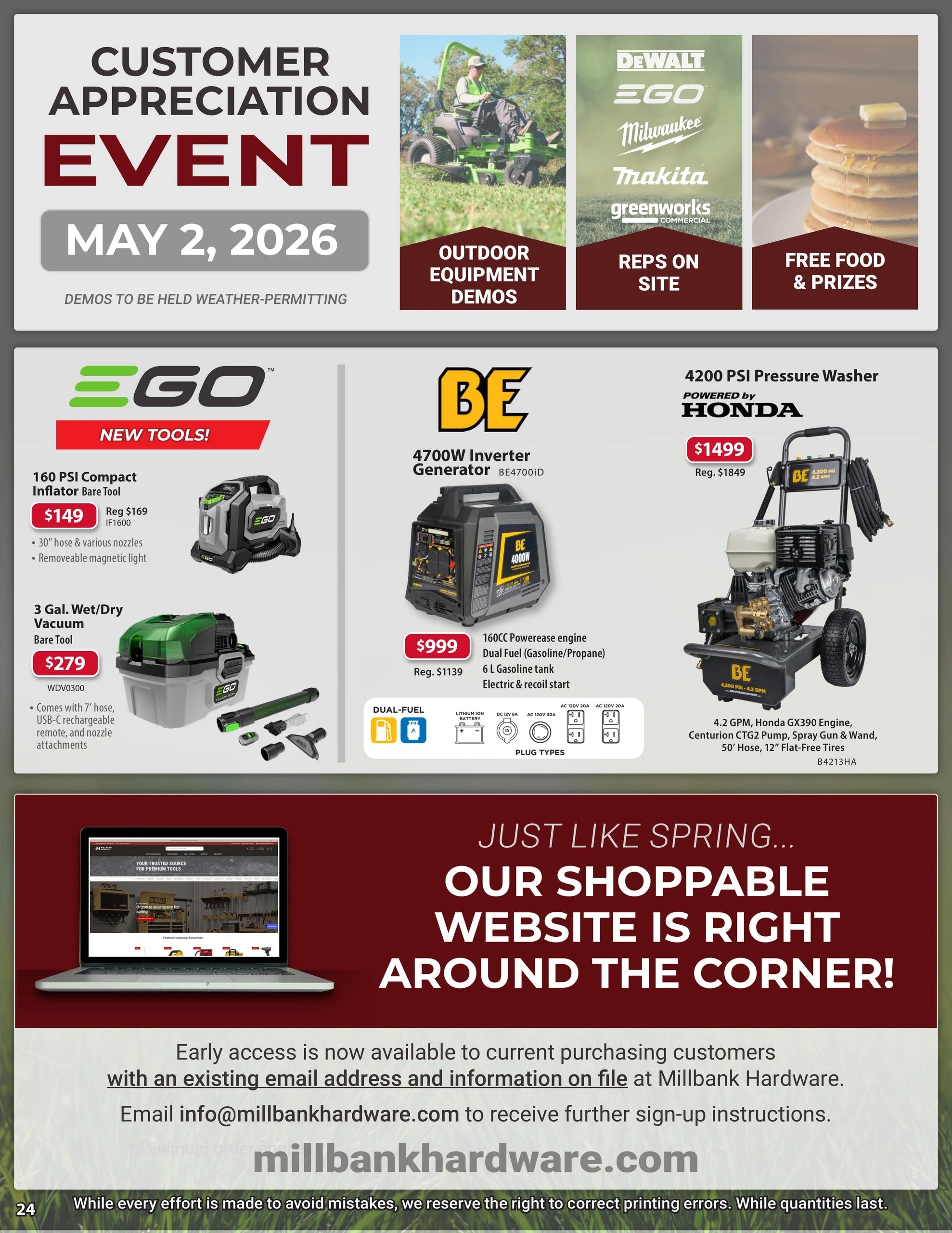 Millbank Hardware flyer page 24