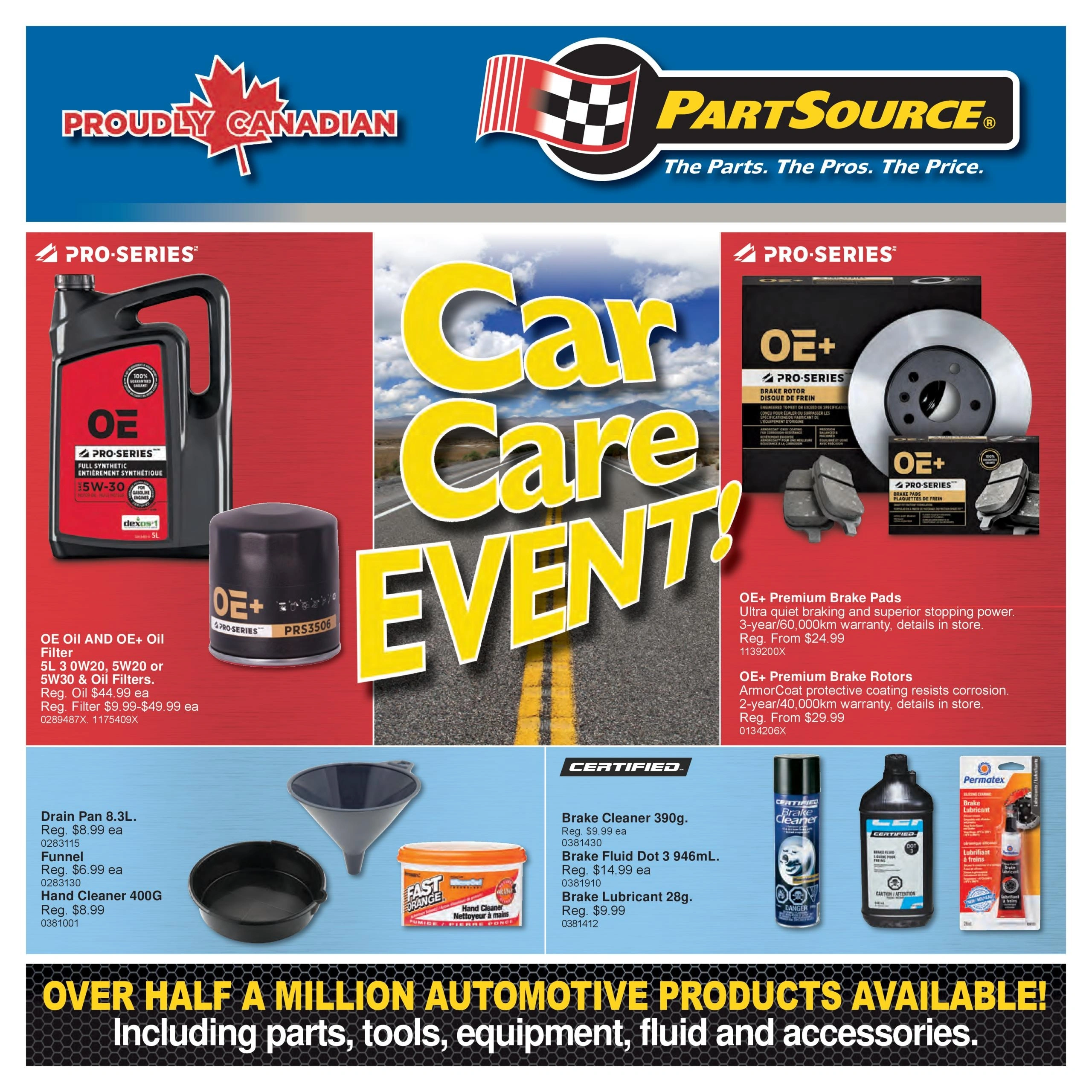 PartSource flyer page 1