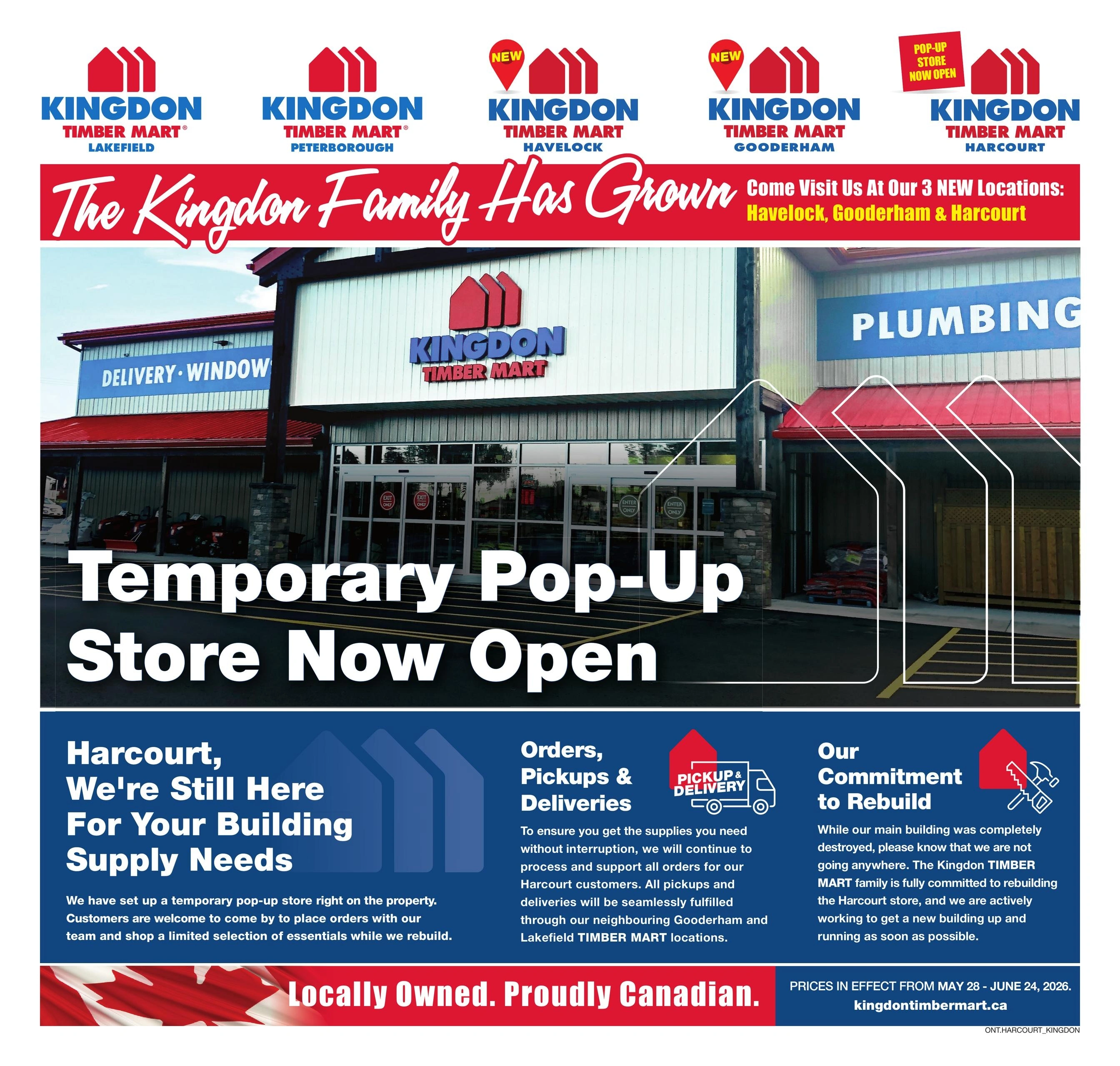 Timber Mart flyer page 1