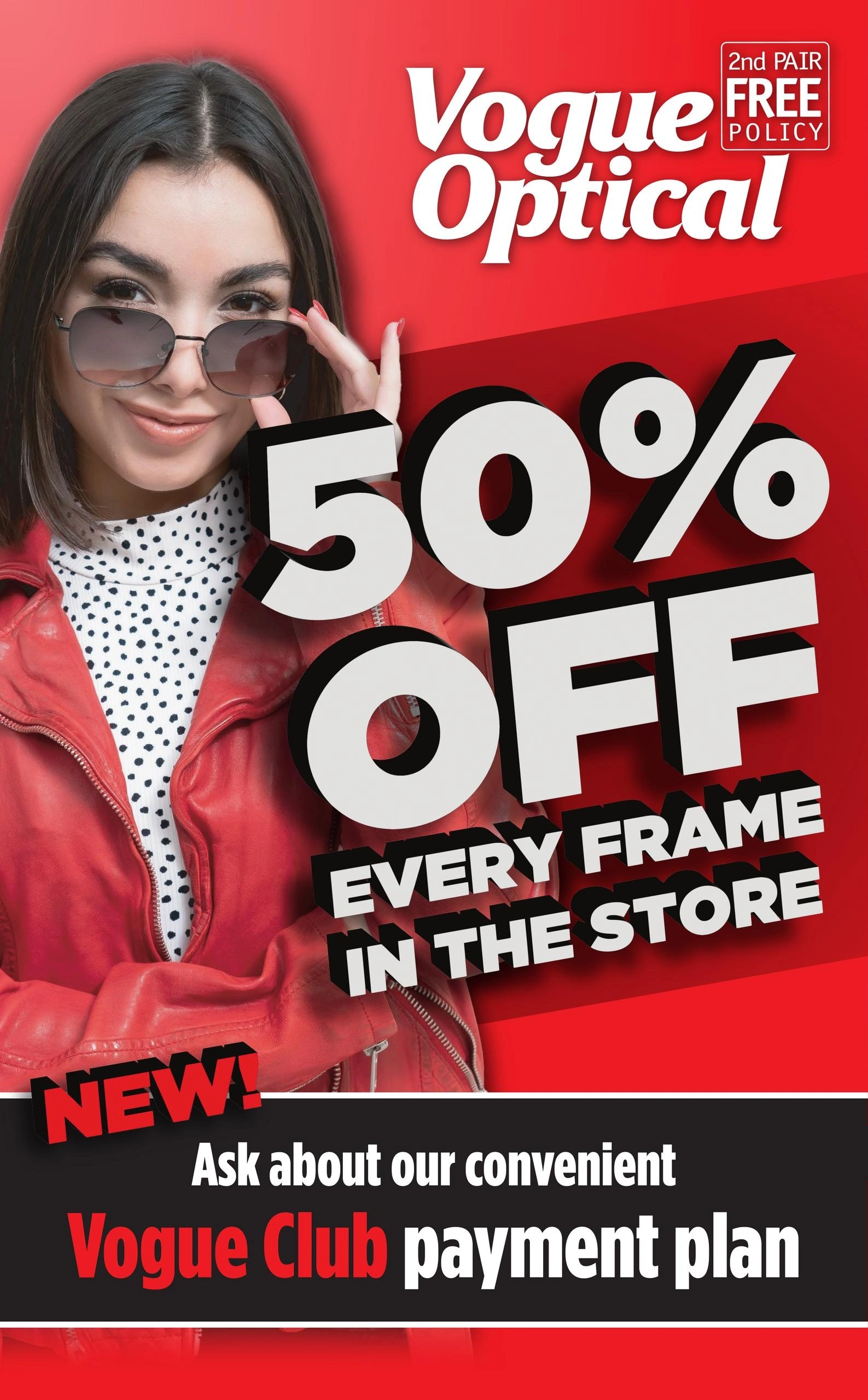 Vogue Optical flyer page 1