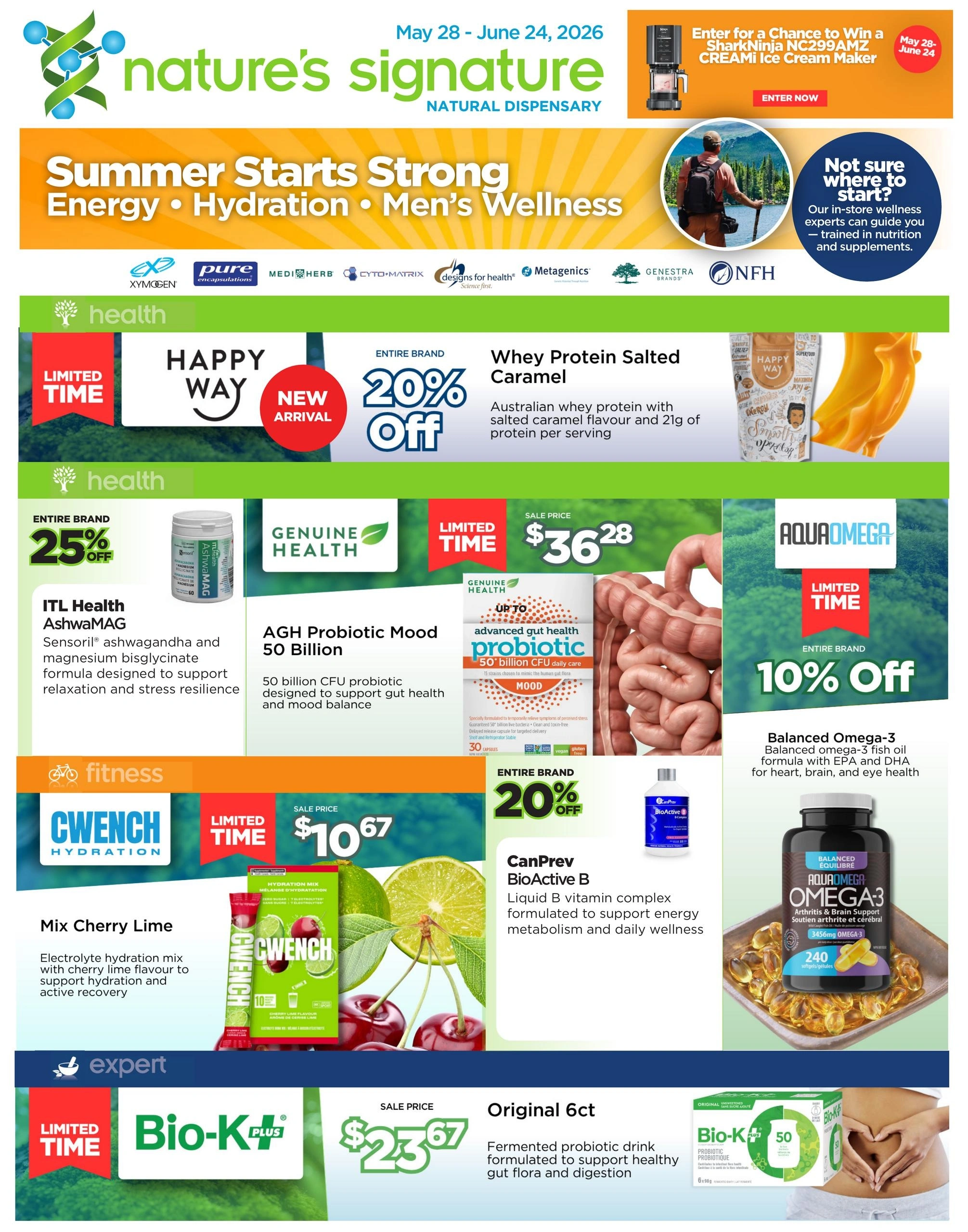 Nature's Source and Nature's Signature flyer page 1
