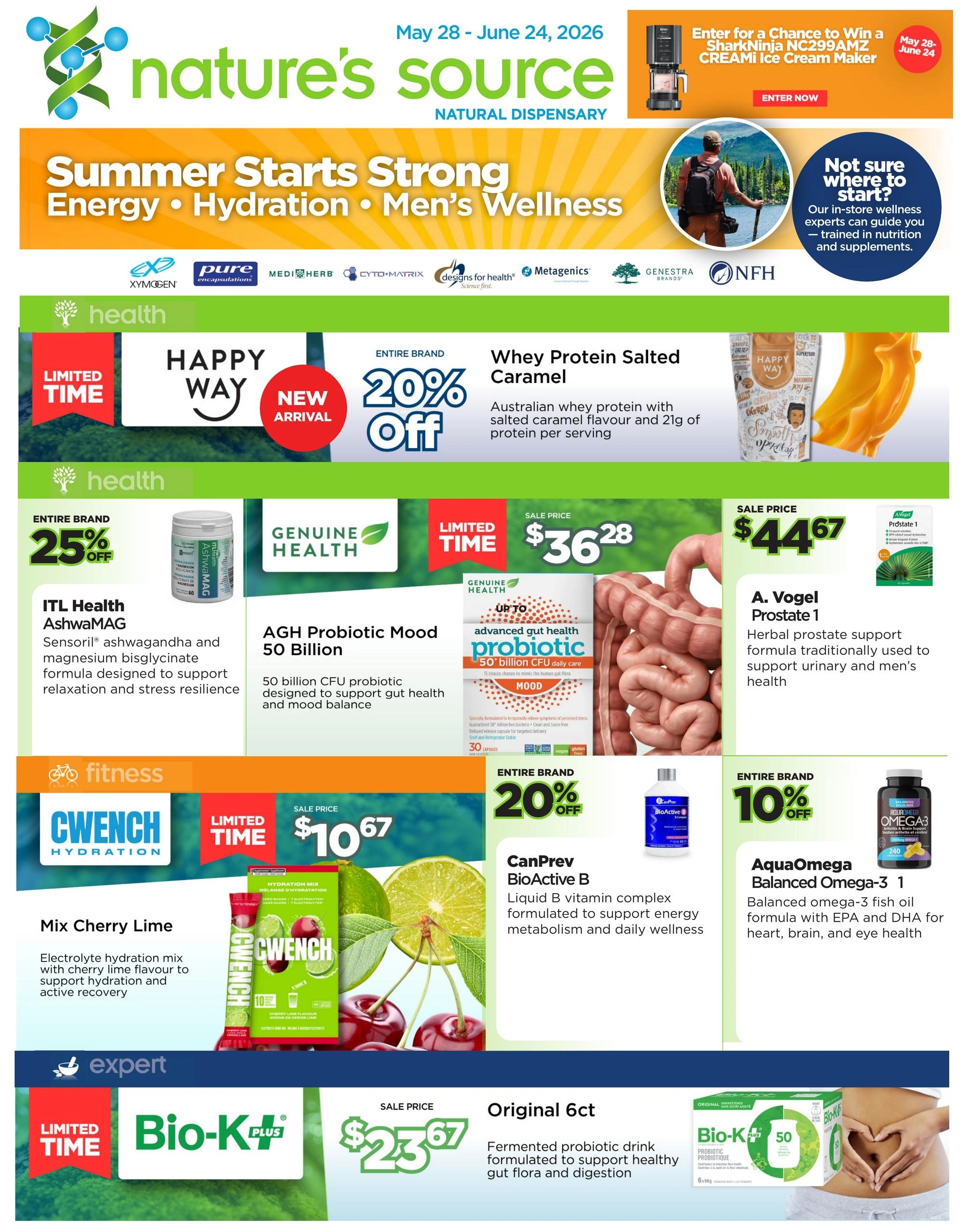 Nature's Source and Nature's Signature flyer page 1