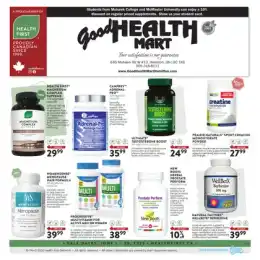 Good Health Mart Hamilton Flyer