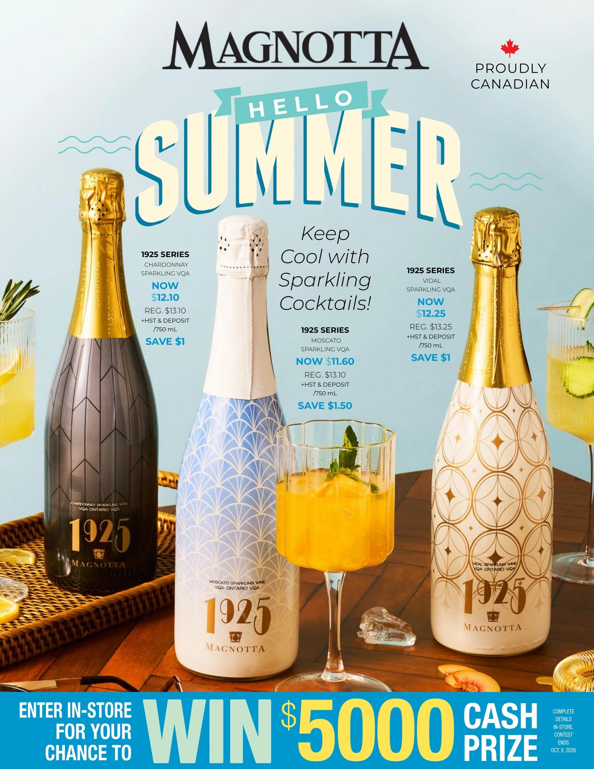 Magnotta Wines, Beers and Spirits flyer page 1