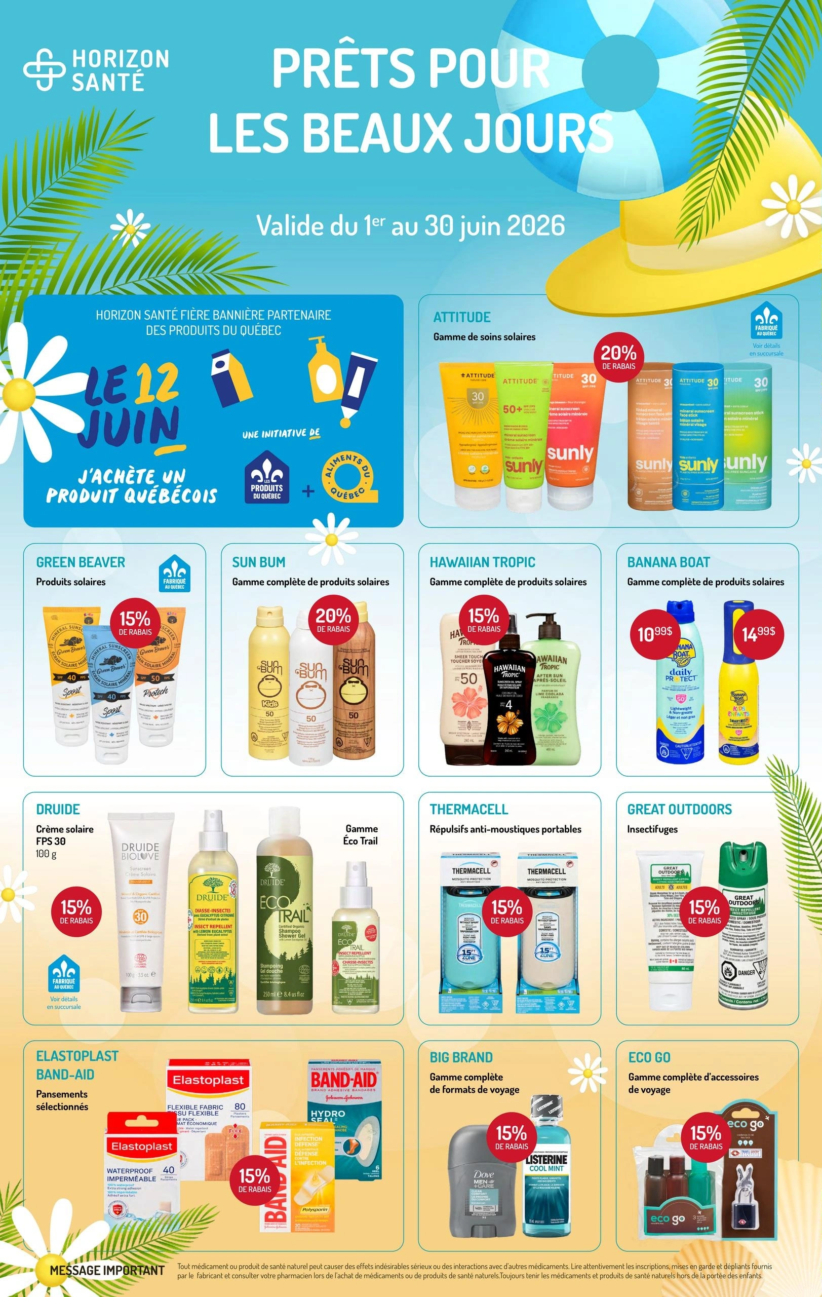 Horizon Santé  flyer page 1