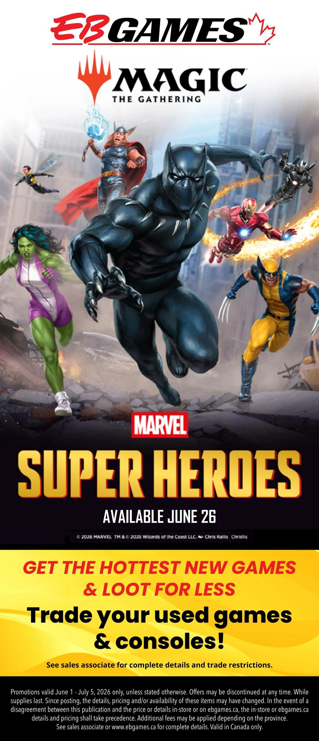 EB Games Canada flyer page 1