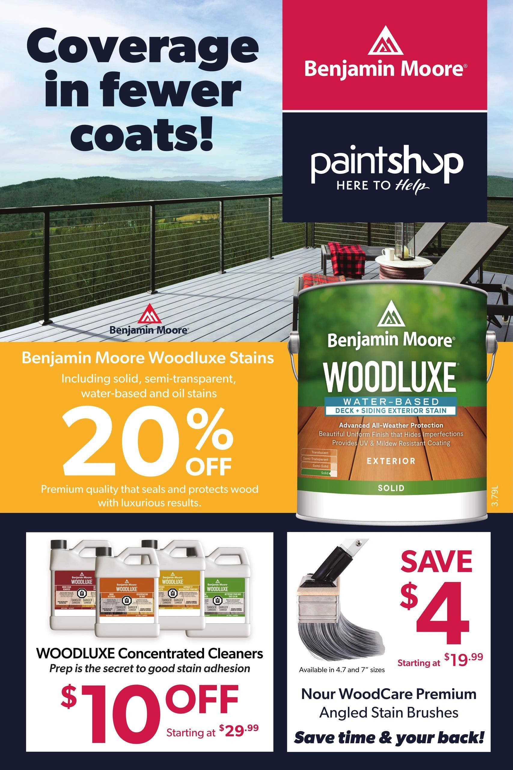 The Paint Shop flyer page 1