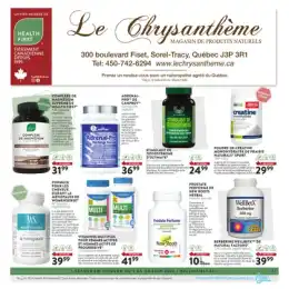 Le Chrysanthème flyer