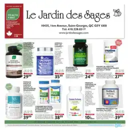 Le Jardin des Sages flyer