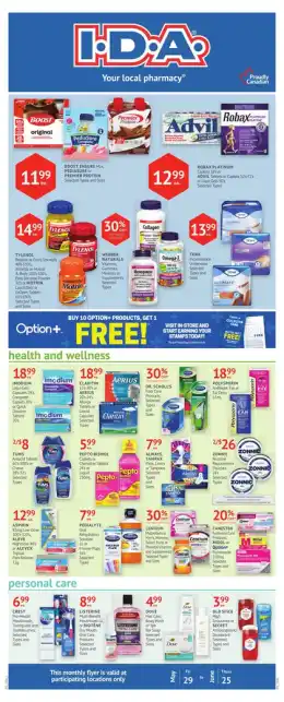 I.D.A. Prescription Centre Flyer 5 km