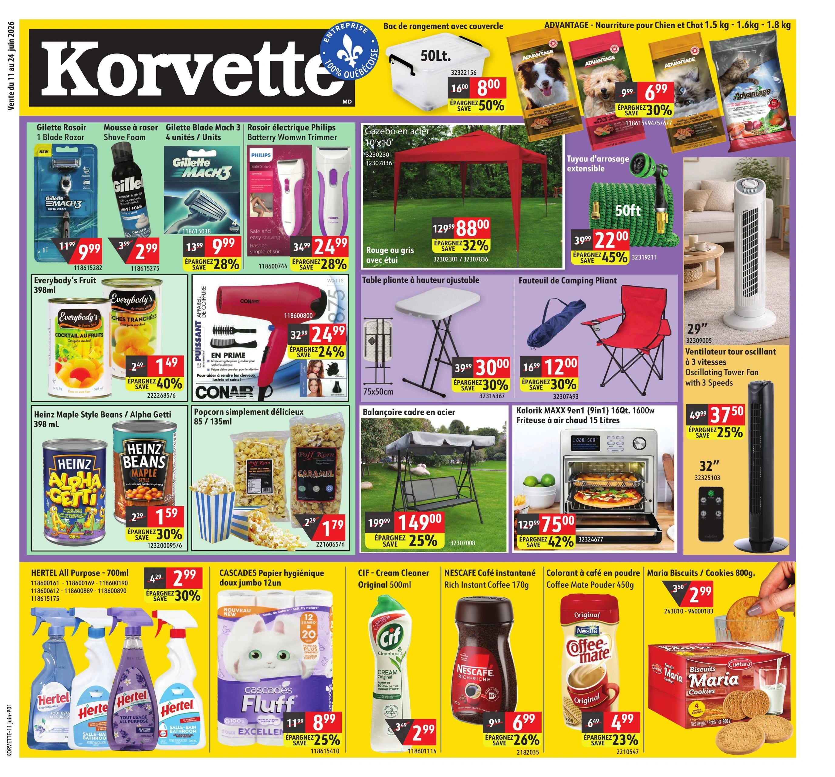 Korvette flyer page 1