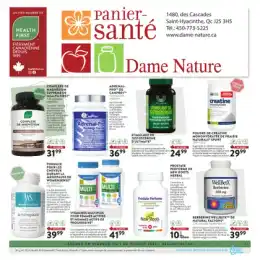 Panier Santé Dame Nature flyer