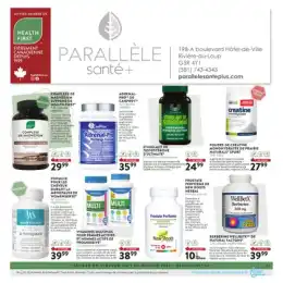Parallèle Santé Plus flyer