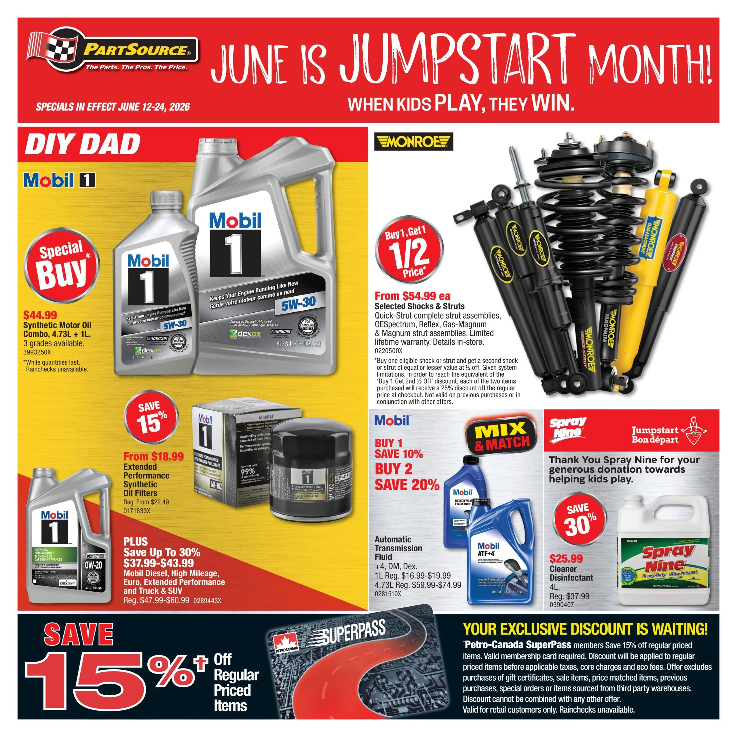 PartSource flyer page 1