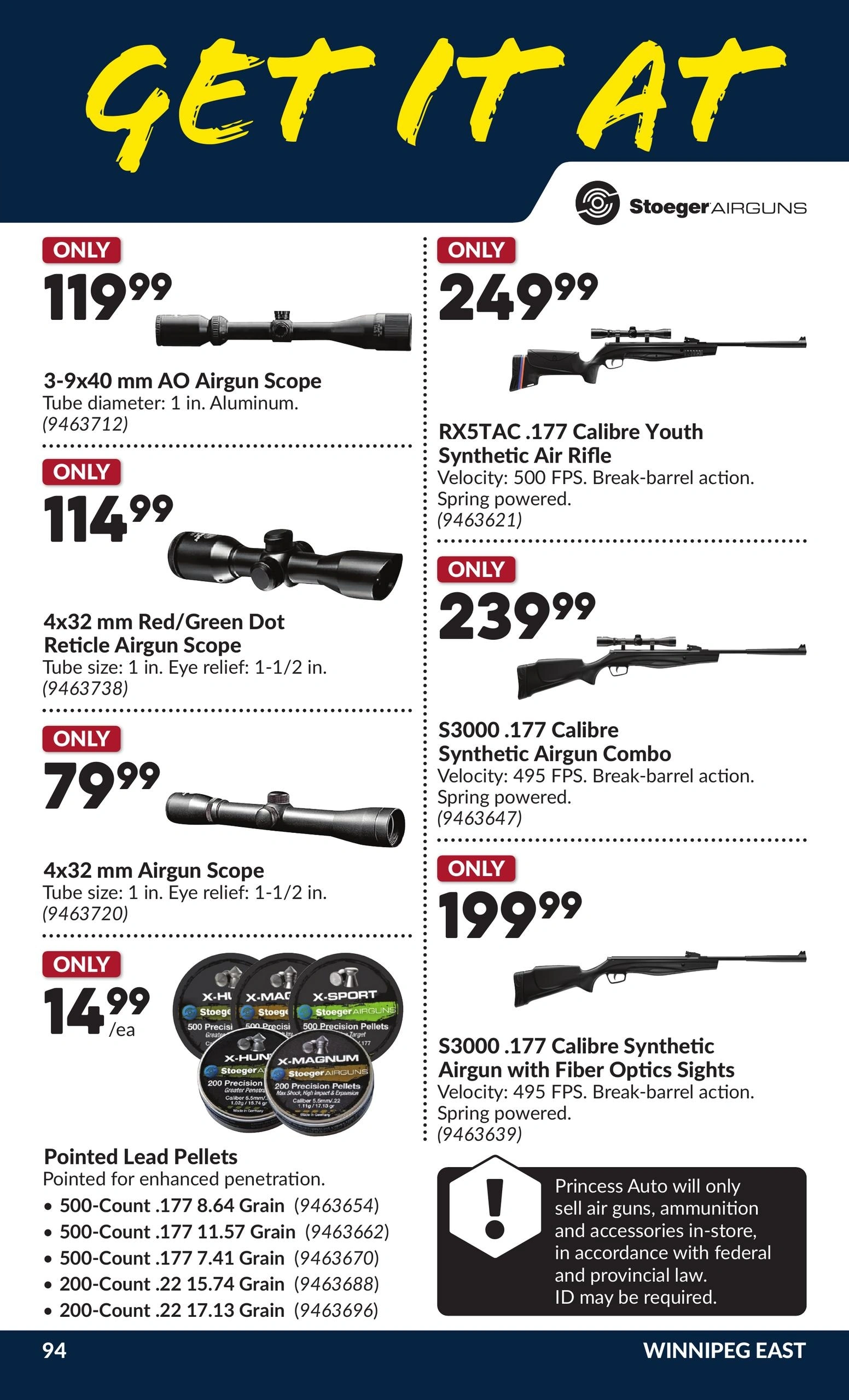 Princess Auto flyer page 100