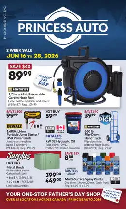 Princess Auto National Sale