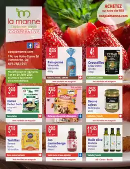La Manne – Épicerie Santé Monthly Flyer