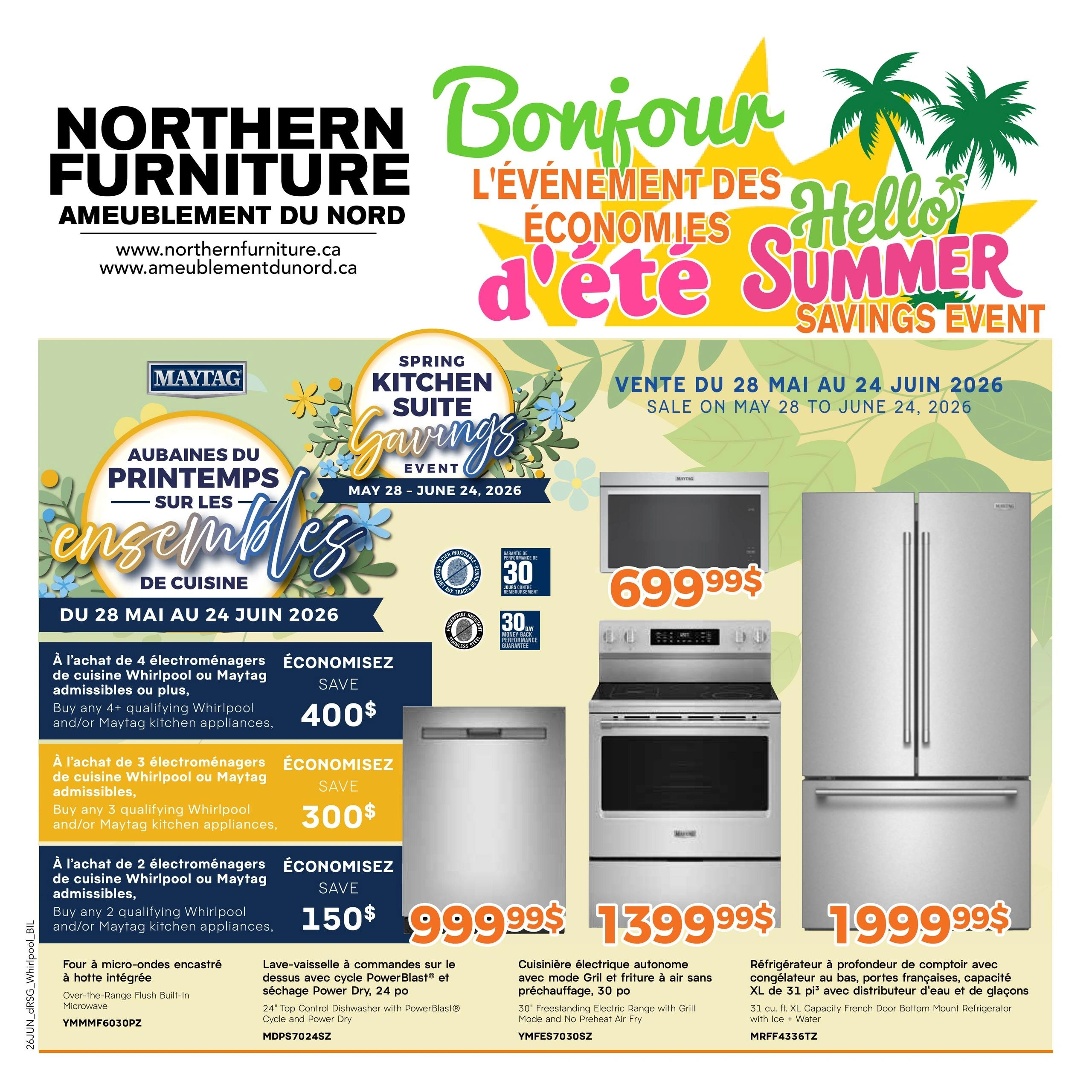 Northern Furniture flyer page 1
