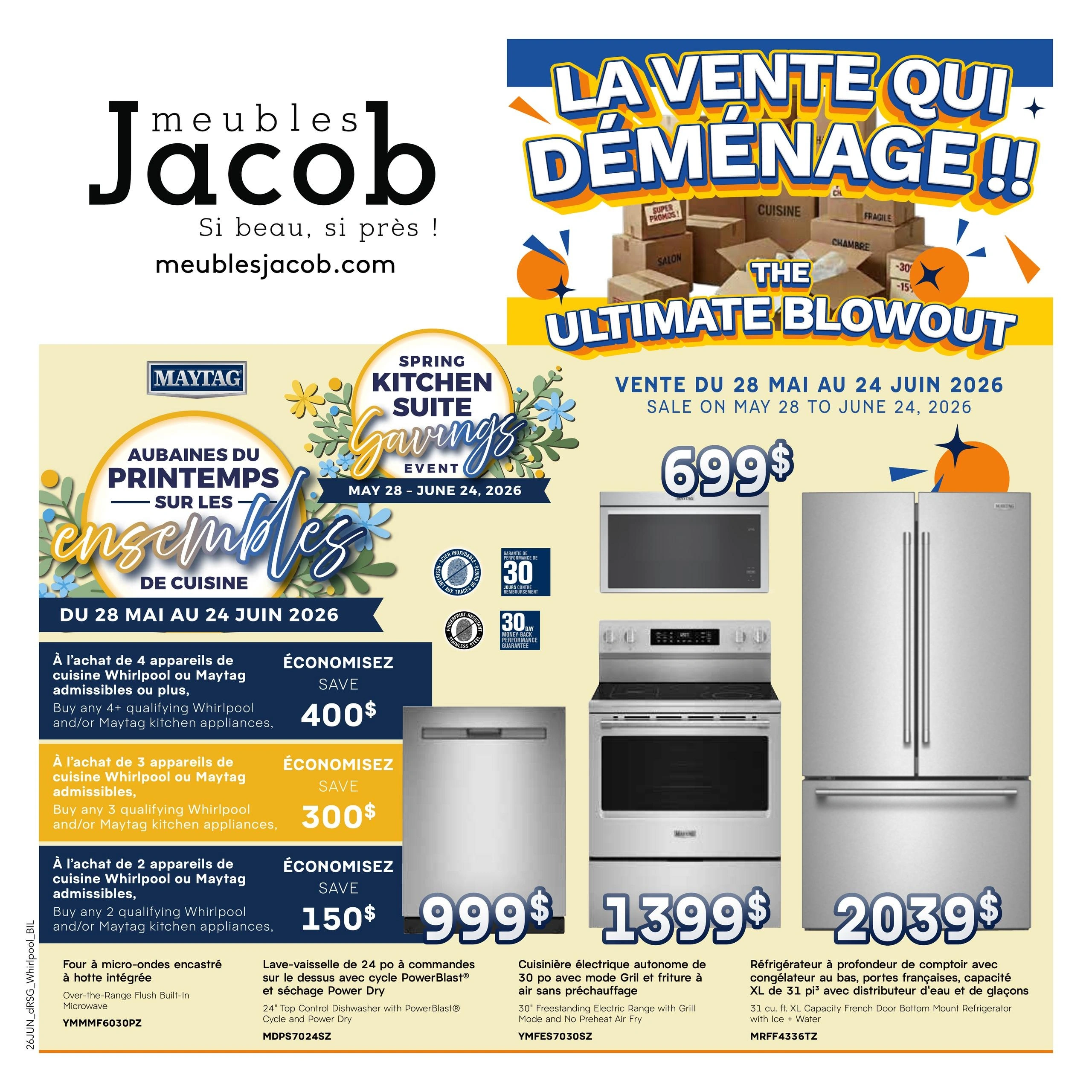Meubles Jacob flyer page 1