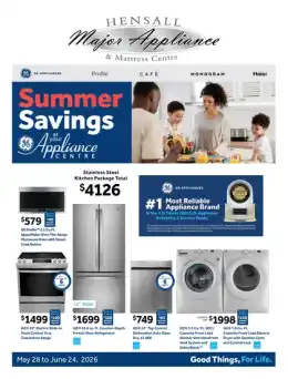 Hensall Major Appliances & Mattress Centre Monthly