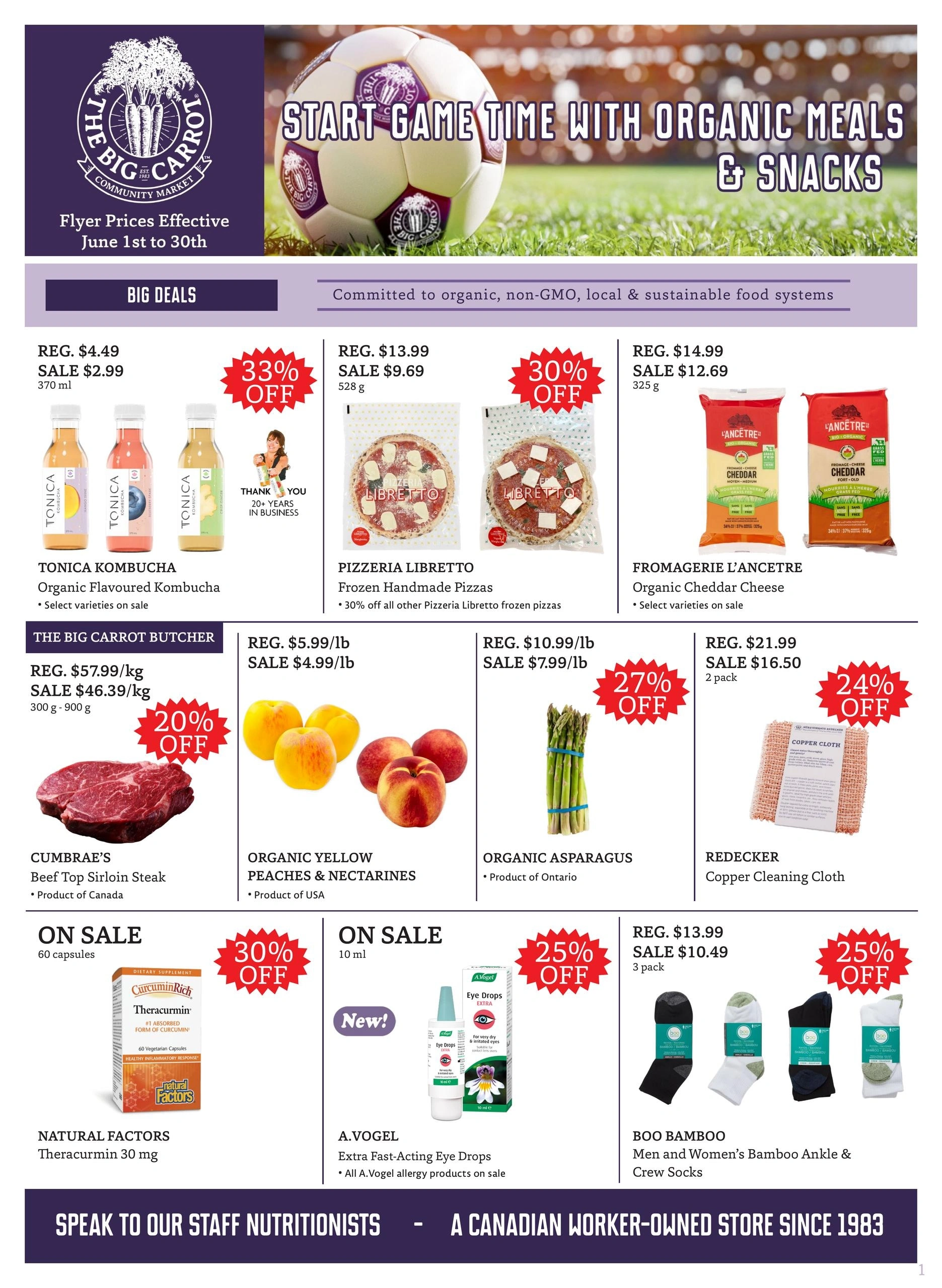 The Big Carrot flyer page 1