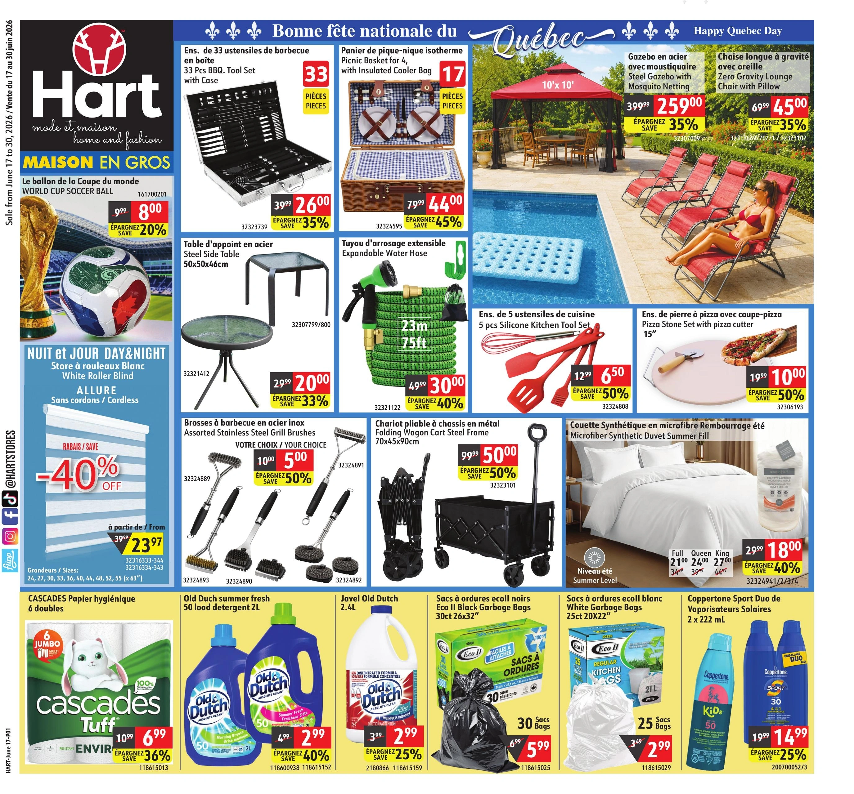 Hart Stores flyer page 1