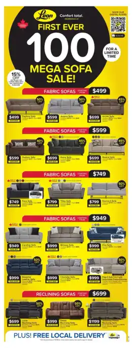 Leon's Mega Sofa Sale