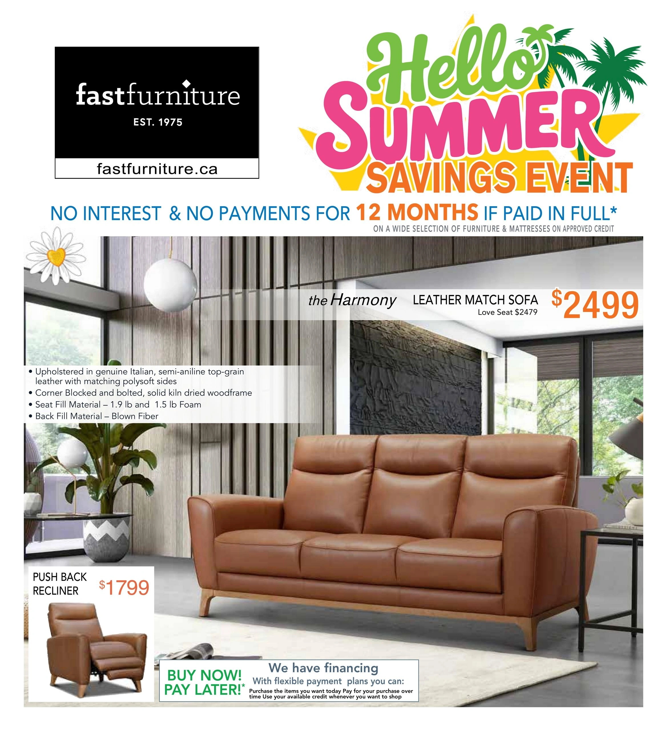 Fast Furniture flyer page 1