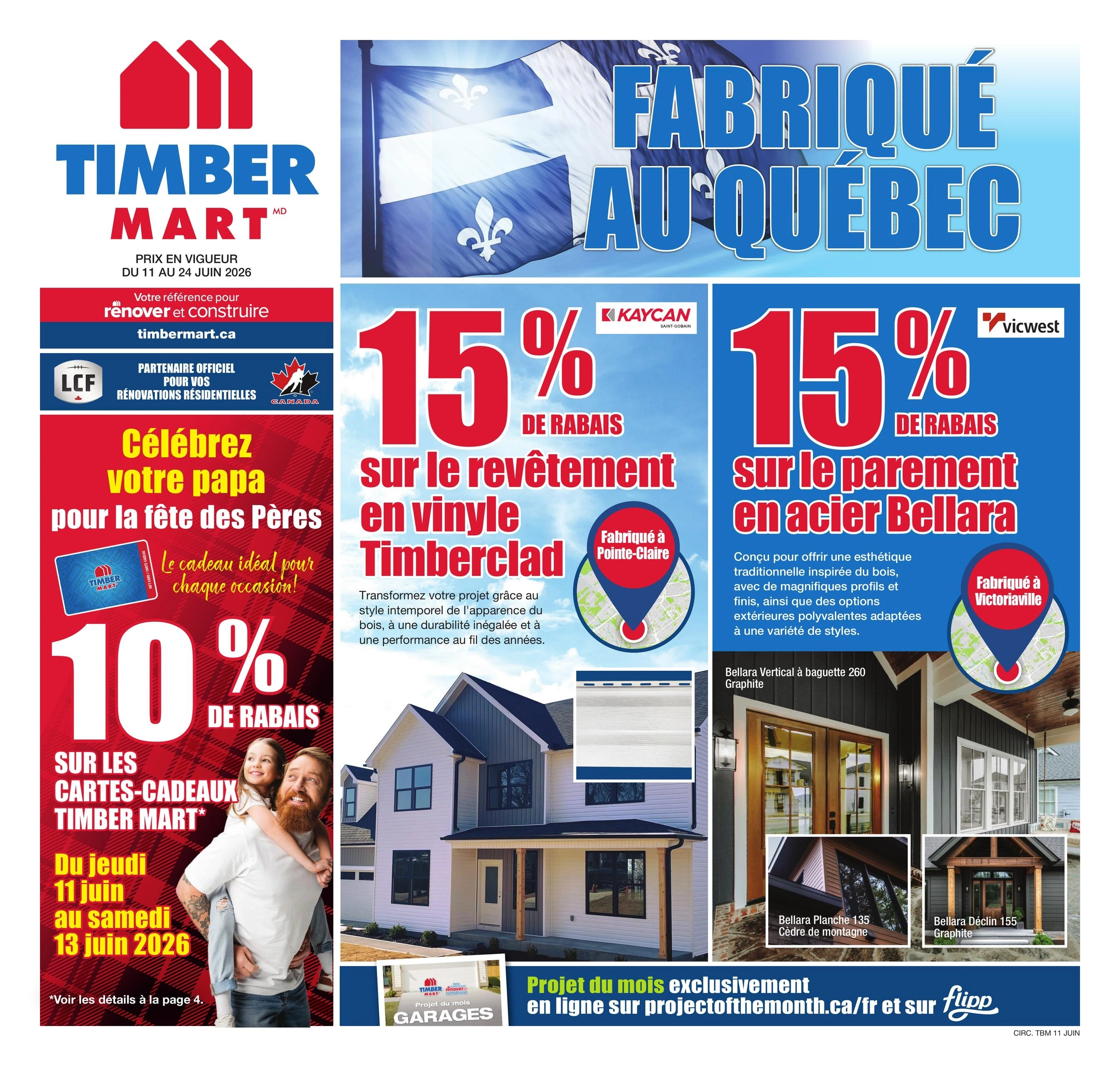 Timber Mart flyer page 1