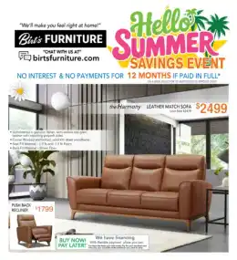 Birt's Furniture & Appliance Indexed Monthly