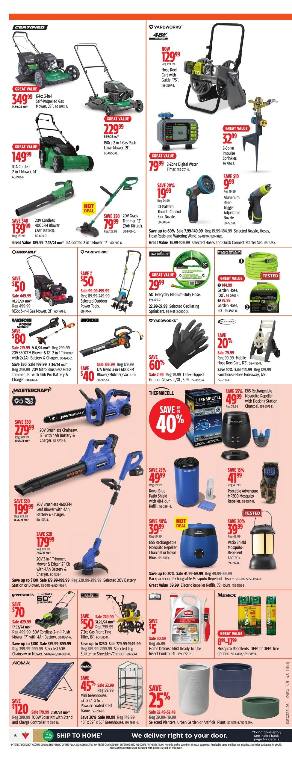 Canadian Tire flyer page 6