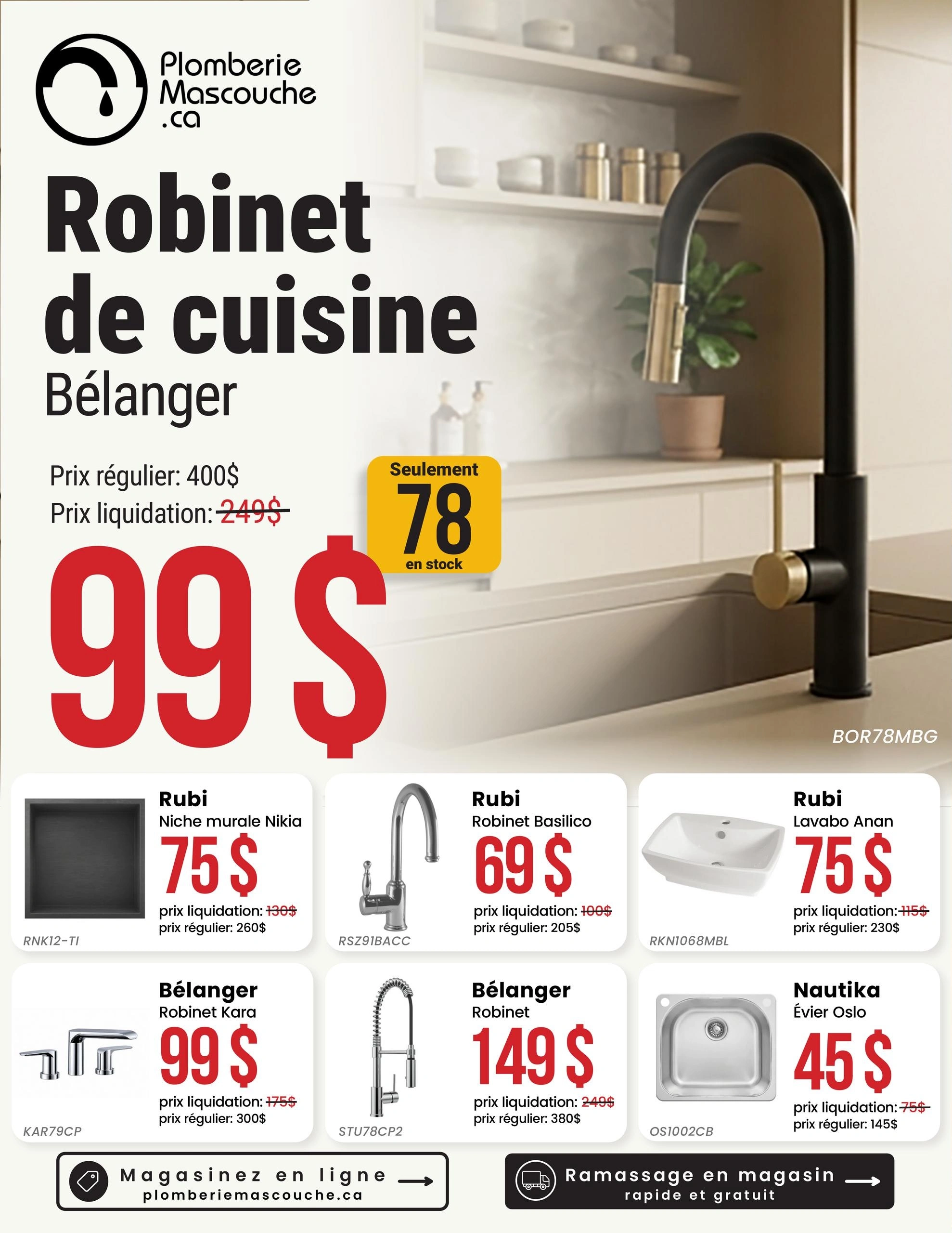 Plomberie Mascouche  flyer page 1