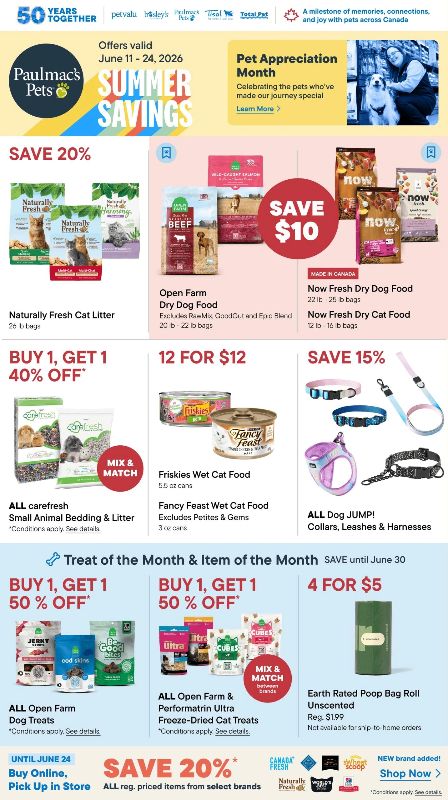 Paulmac's Pets flyer page 1