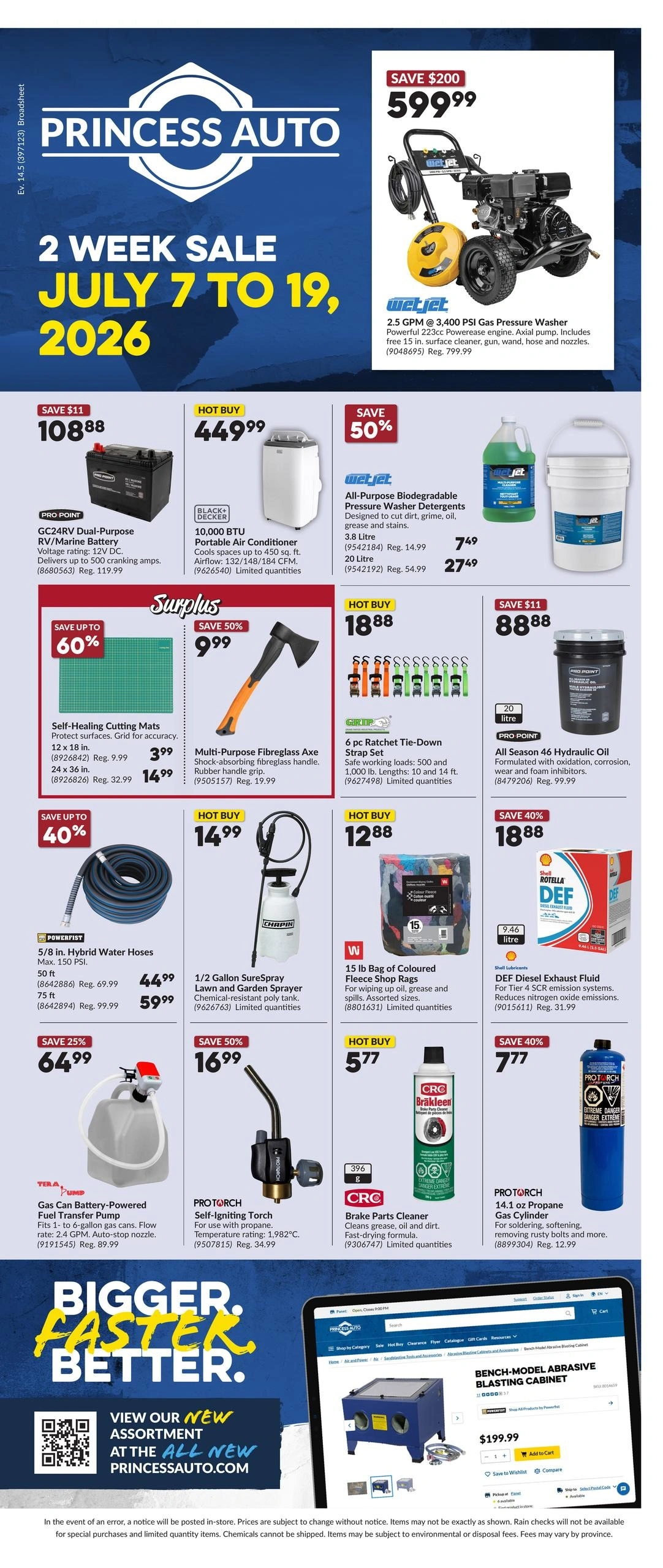 Princess Auto flyer page 1