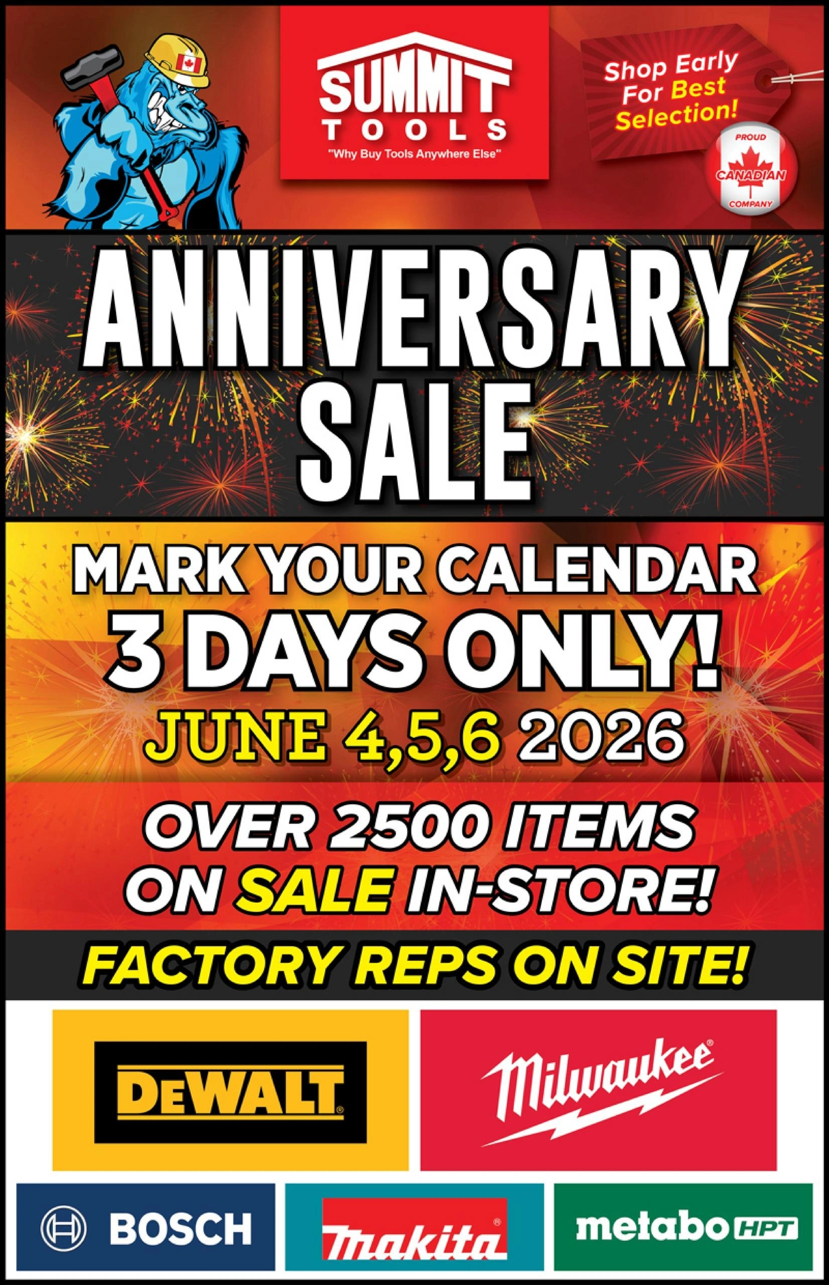 Summit Tools flyer page 1