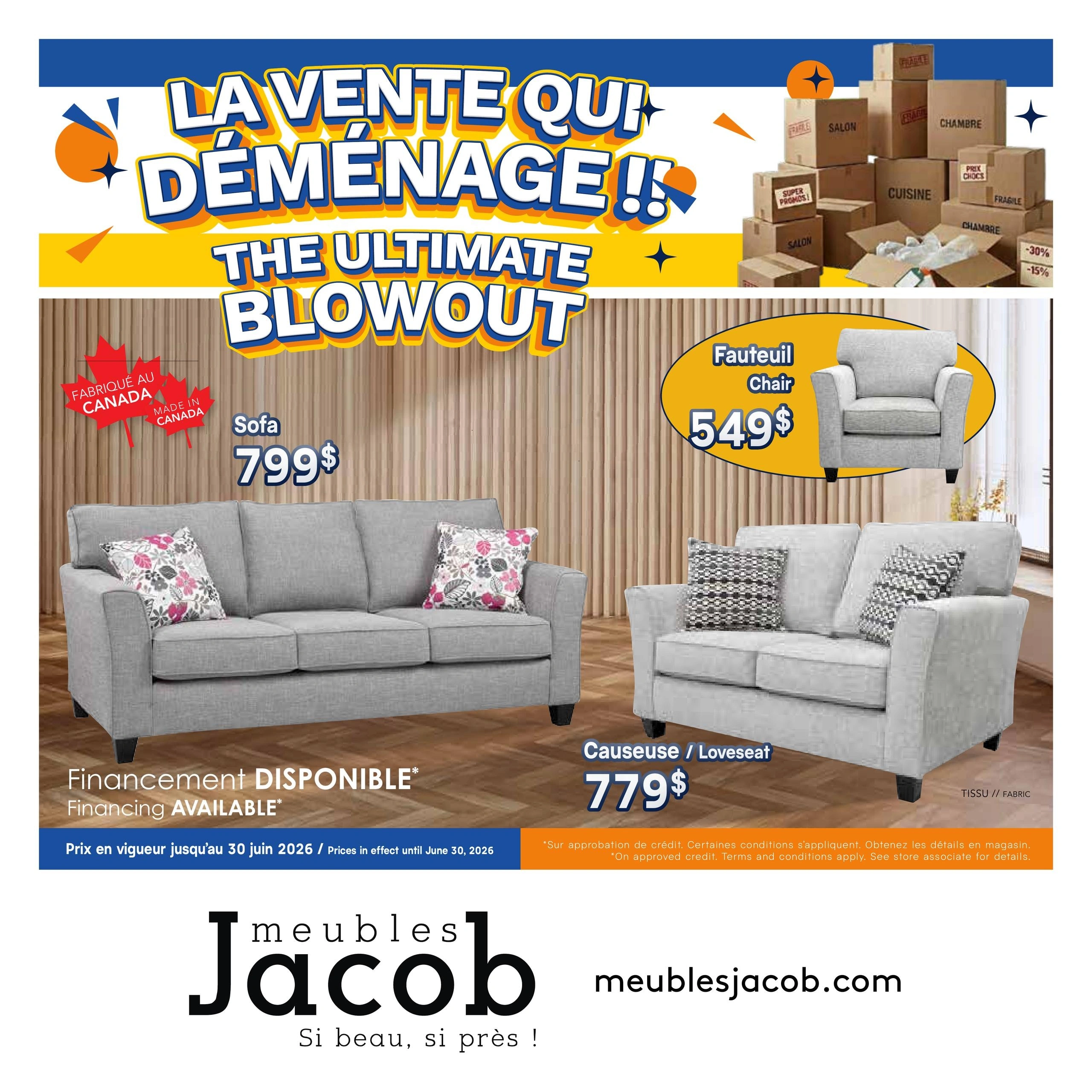 Meubles Jacob flyer page 1