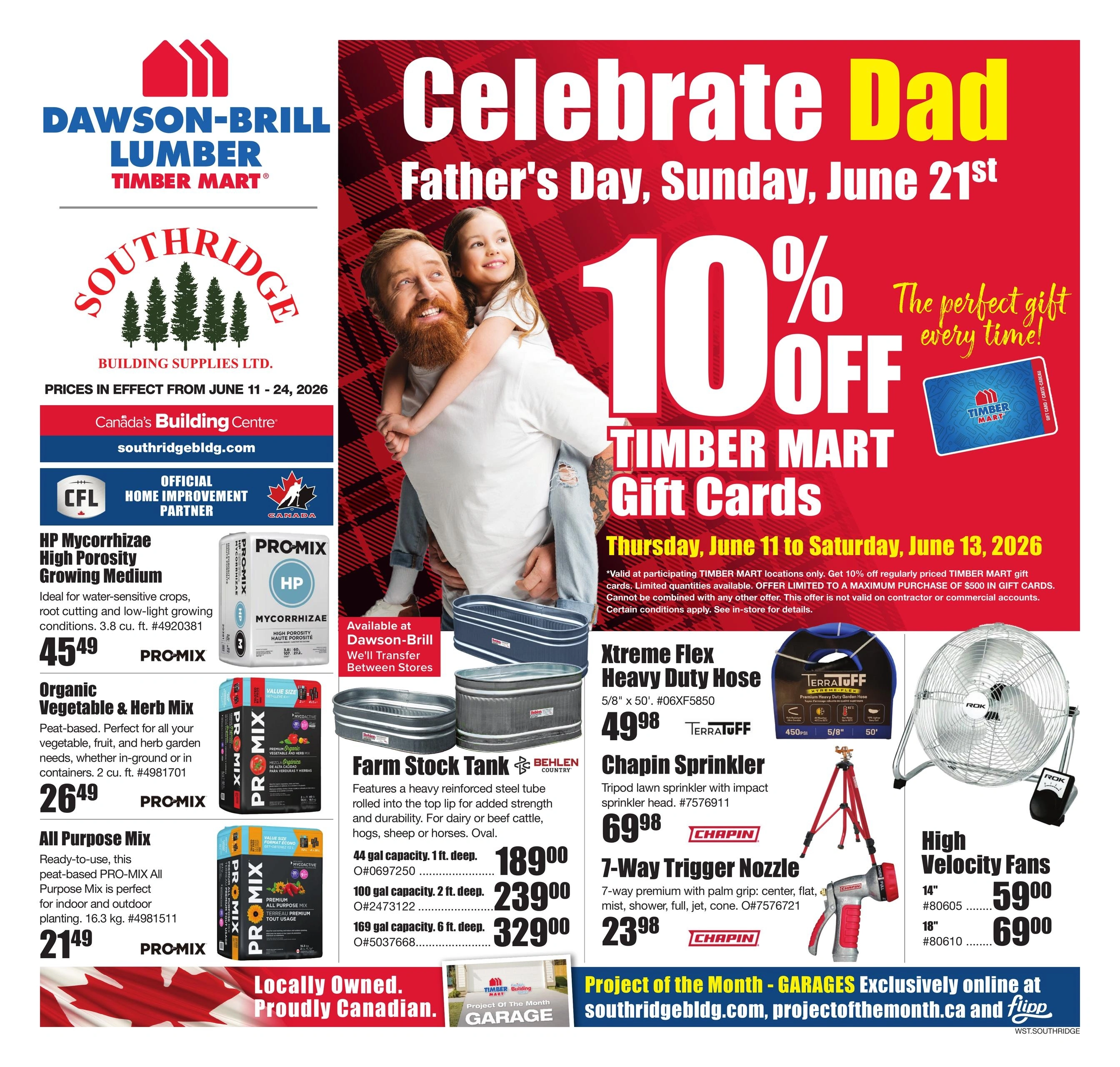 Timber Mart flyer page 1