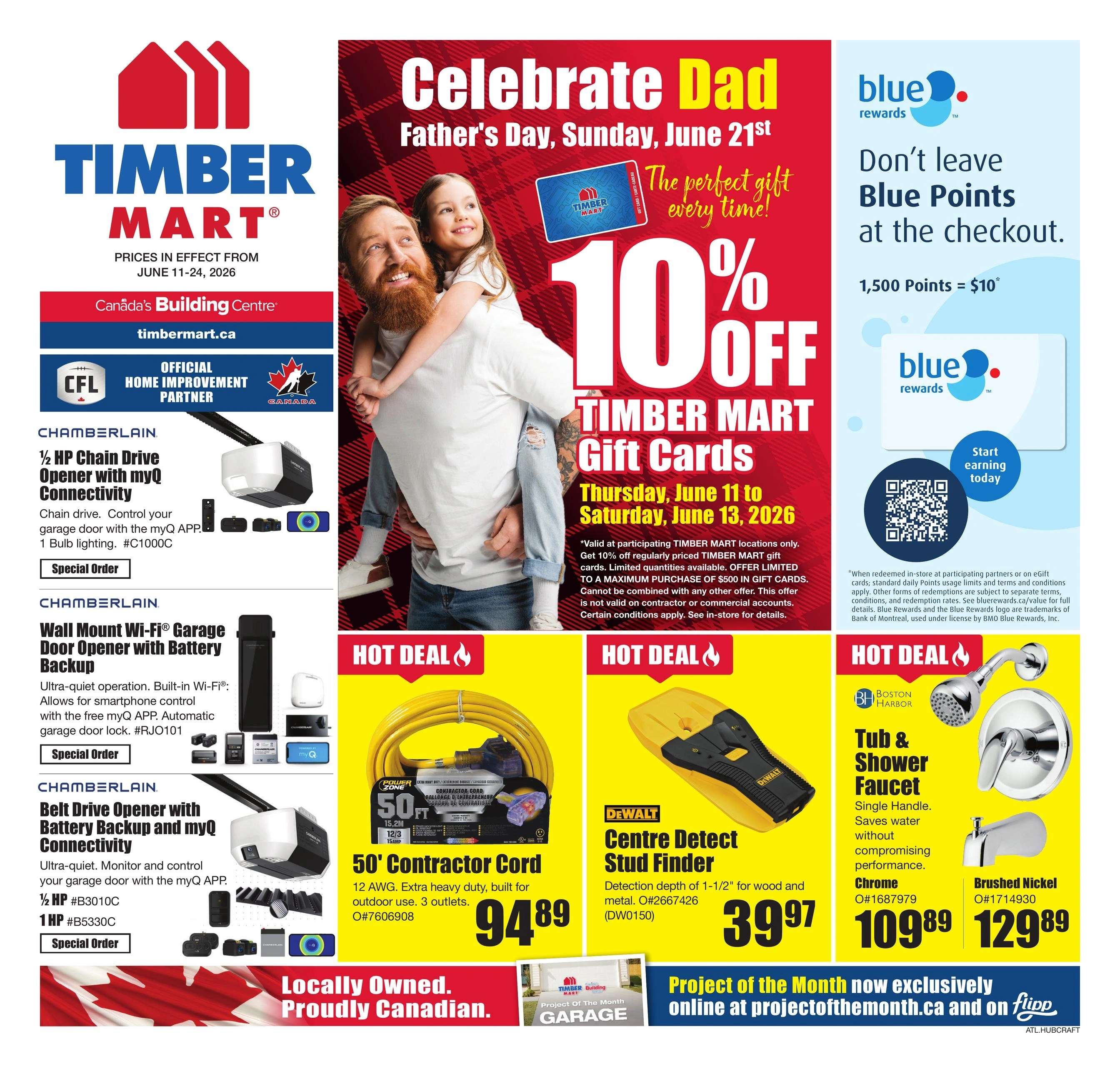 Timber Mart flyer page 1