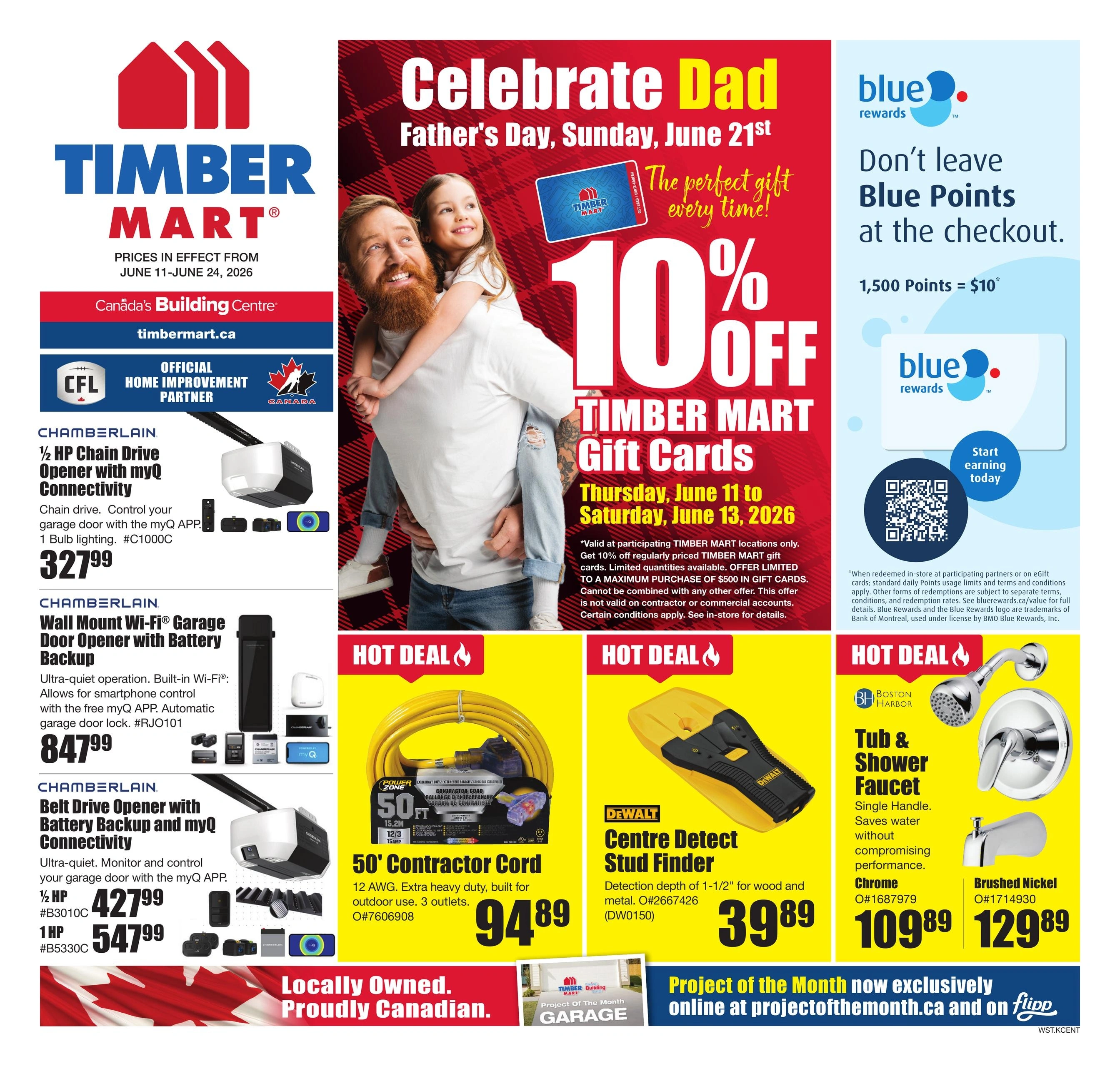 Timber Mart flyer page 1