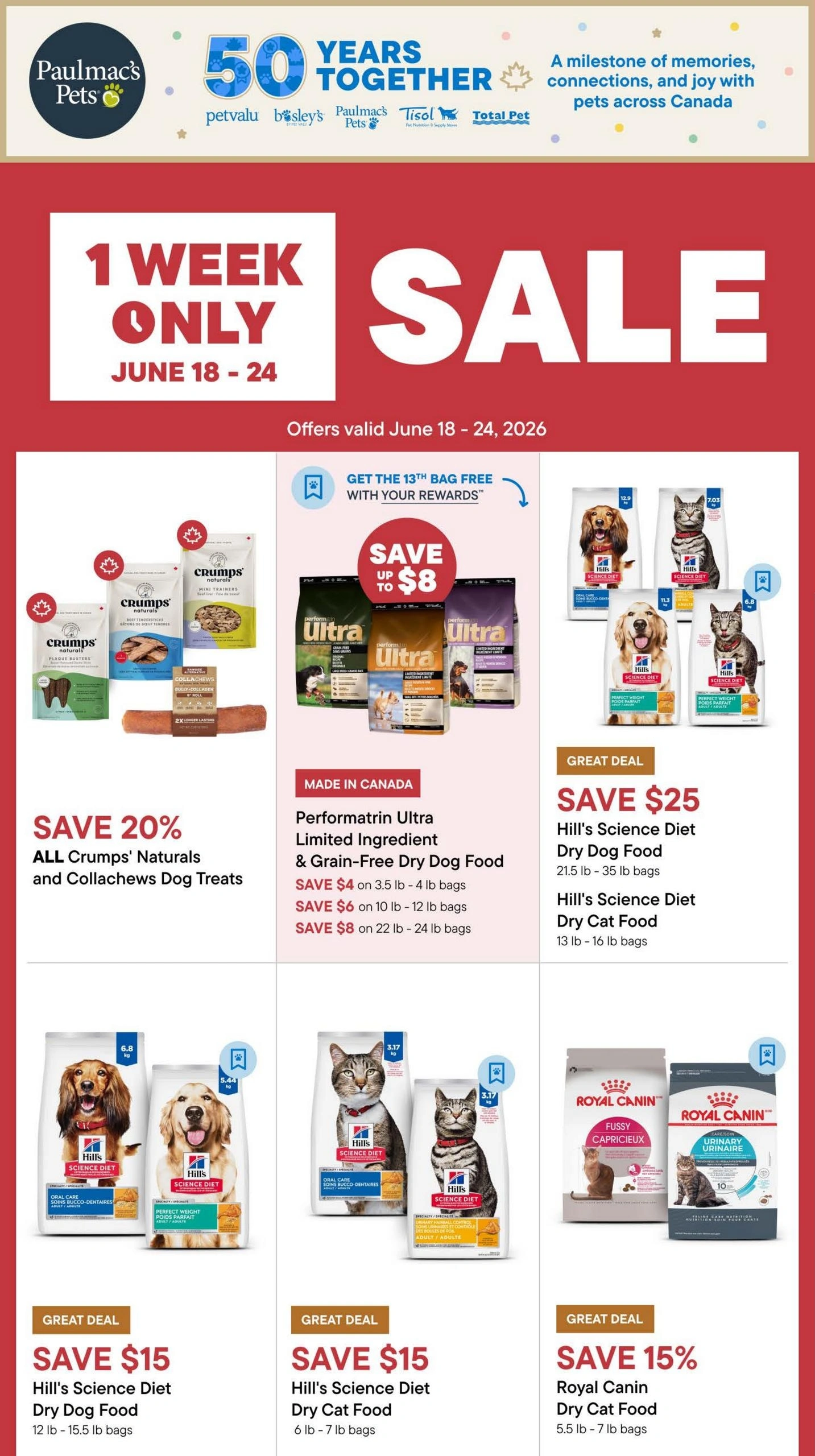Paulmac's Pets flyer page 1