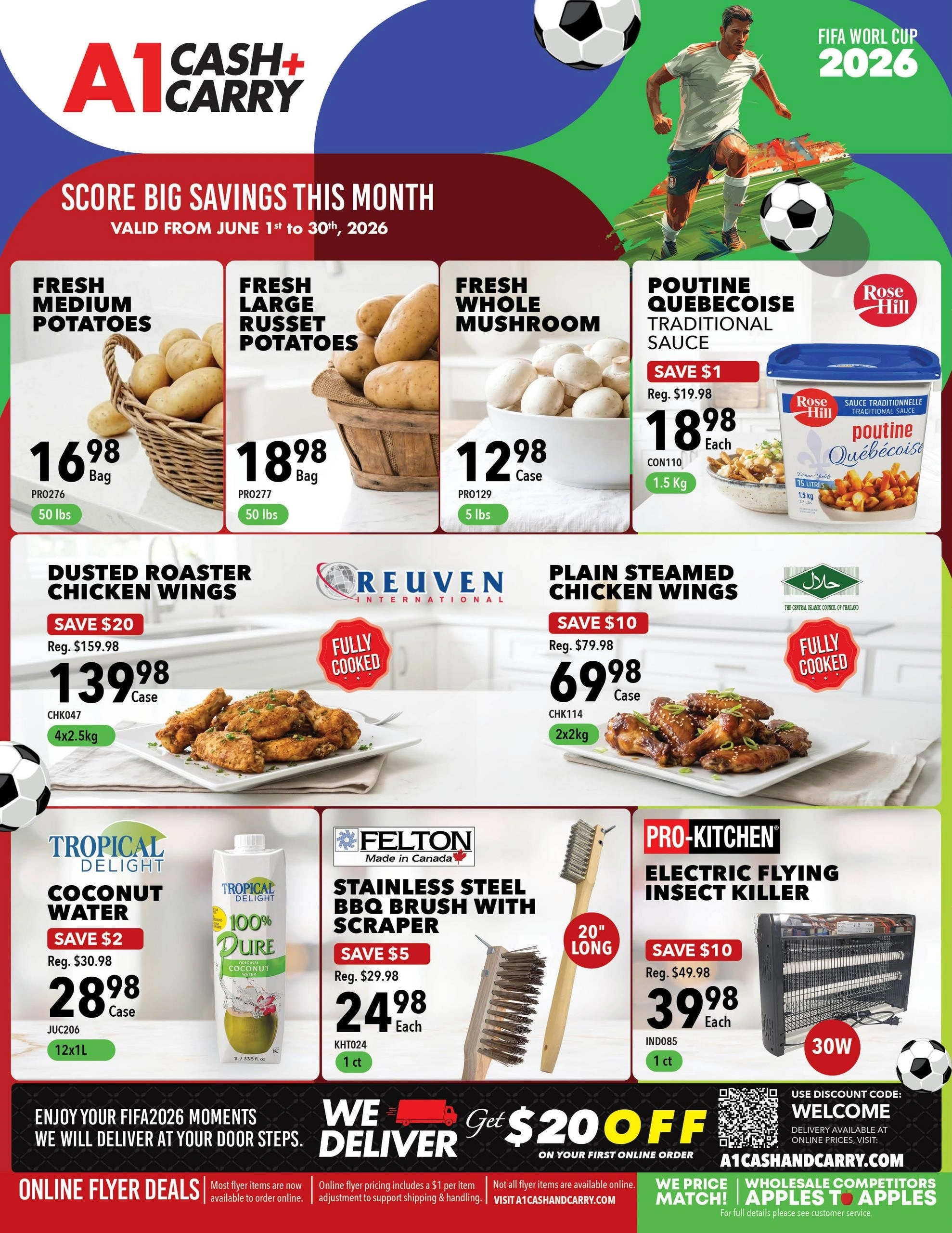 A1 Cash + Carry flyer page 1