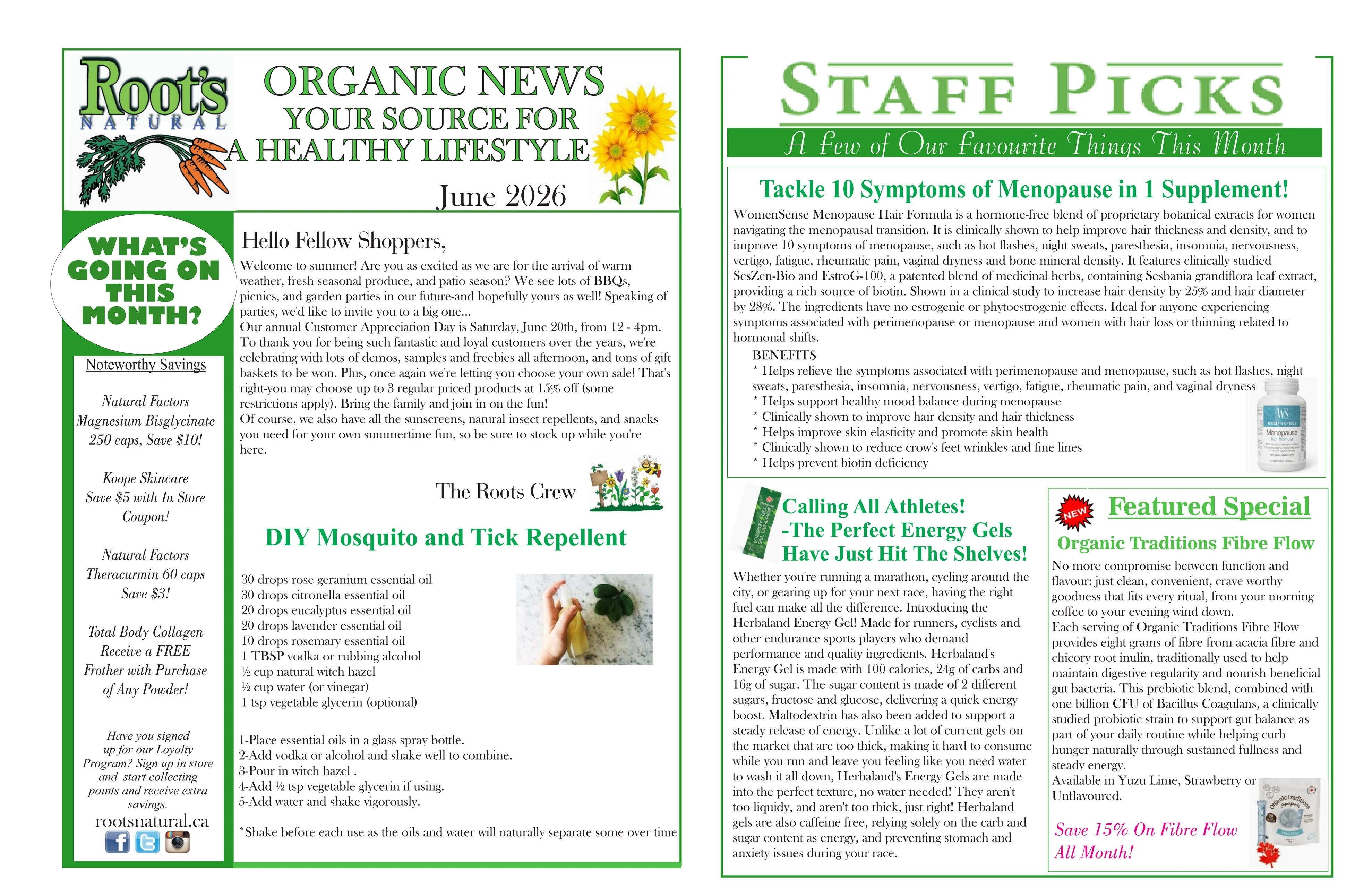 Root's Natural  flyer page 1