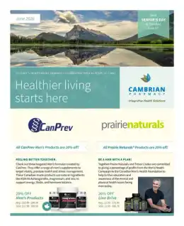 Cambrian Pharmacy Indexed Monthly