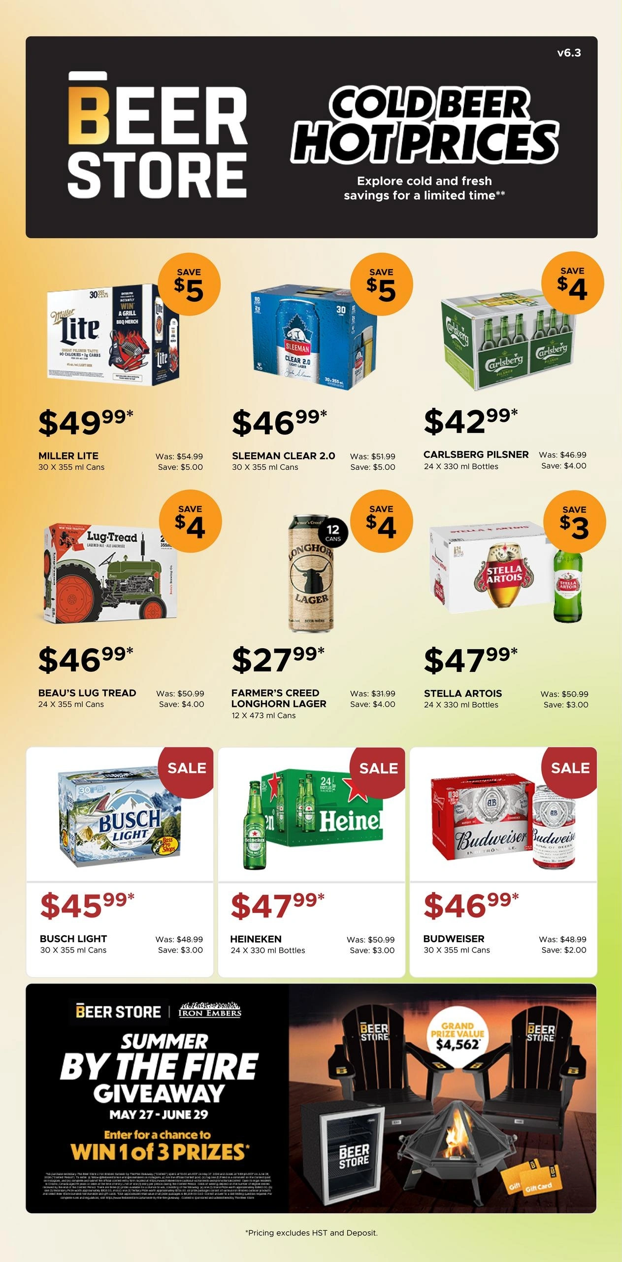 The Beer Store flyer page 1