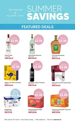 PEI Liquor Flyer