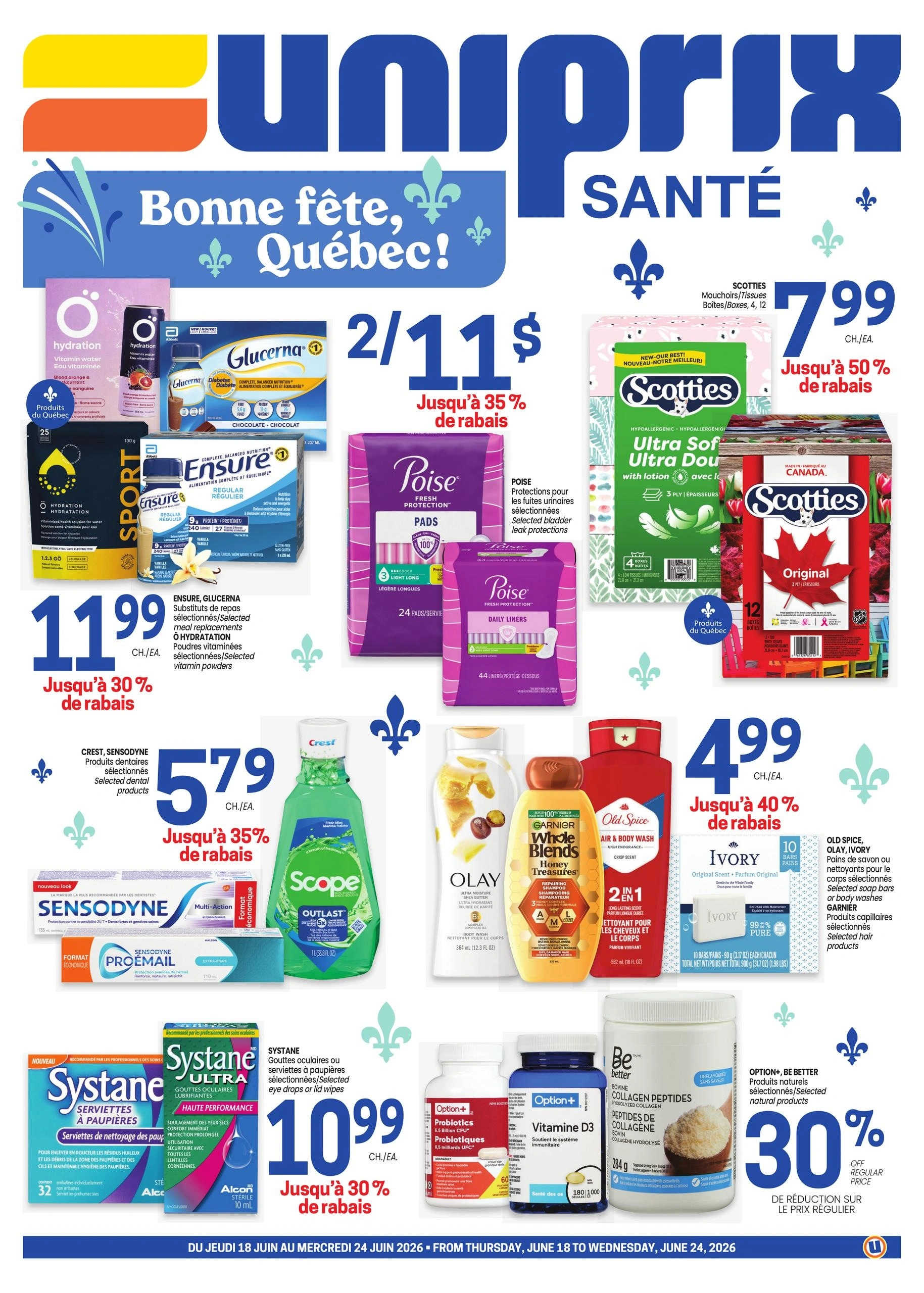 Uniprix Sante flyer page 1
