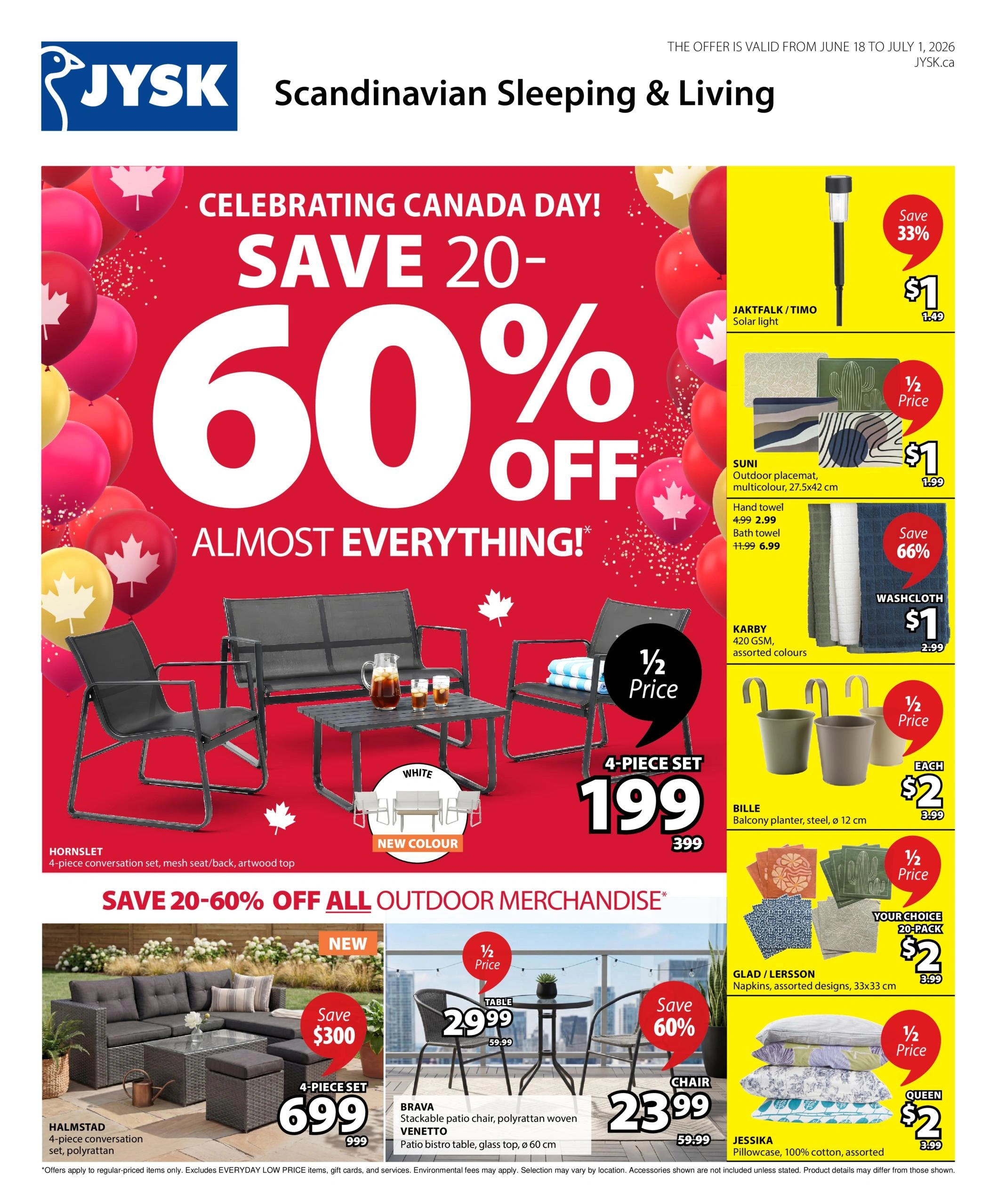 JYSK flyer page 1