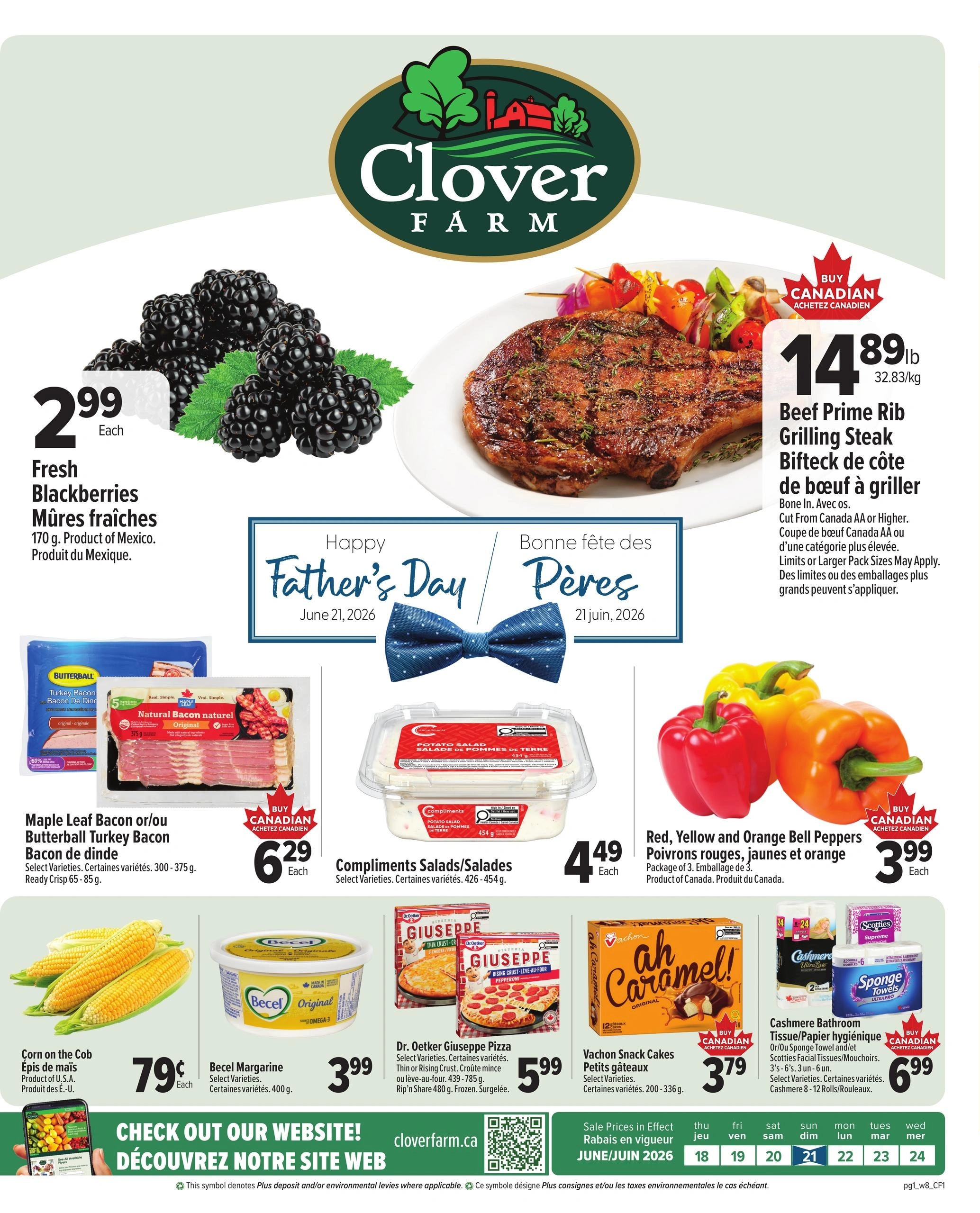 Clover Farm flyer page 1